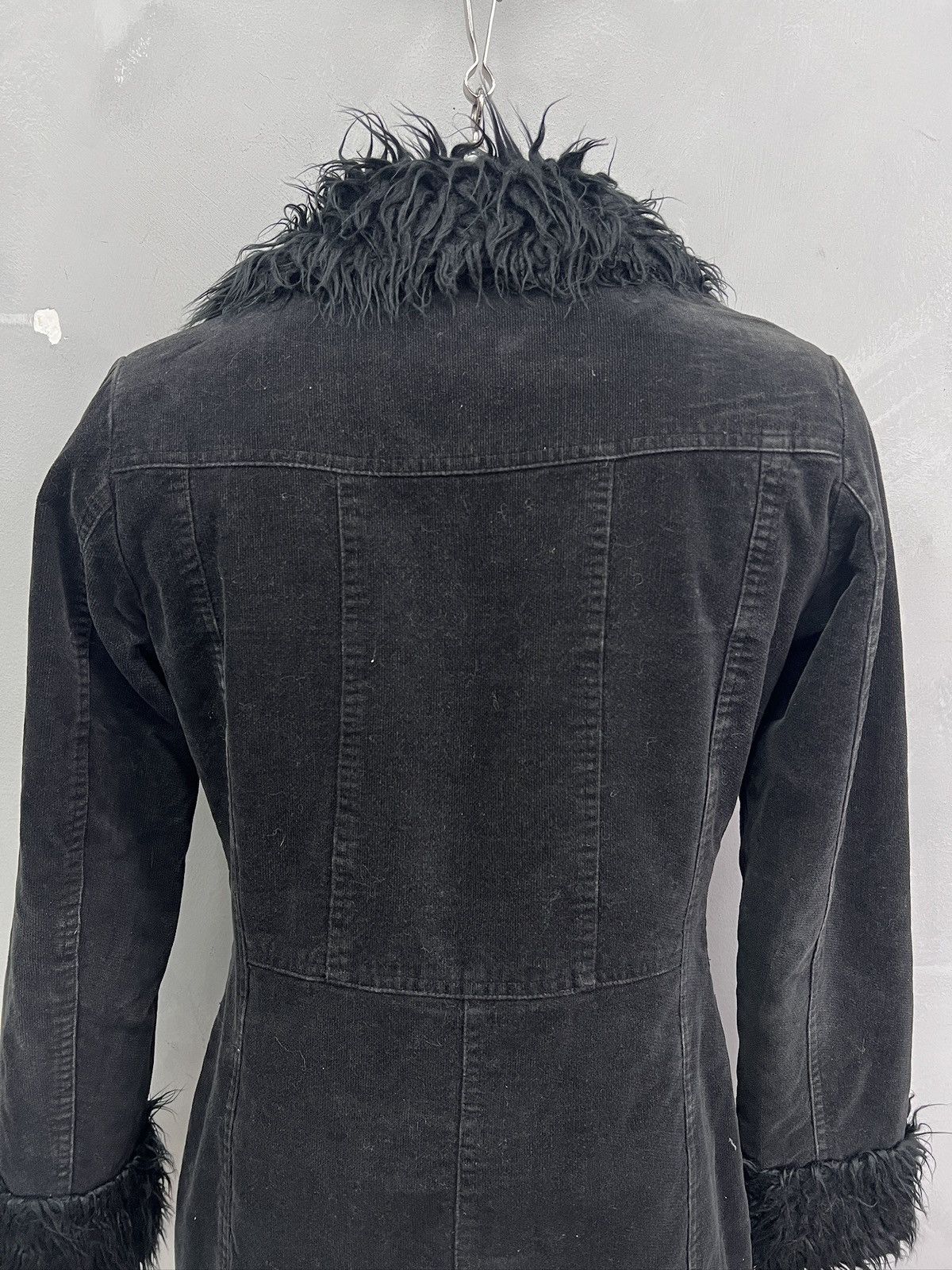 If Six Was Nine Canvas bomber jacket gothic fur collar opium if six was nine Size US S / EU 44-46 / 1 - 8 Thumbnail