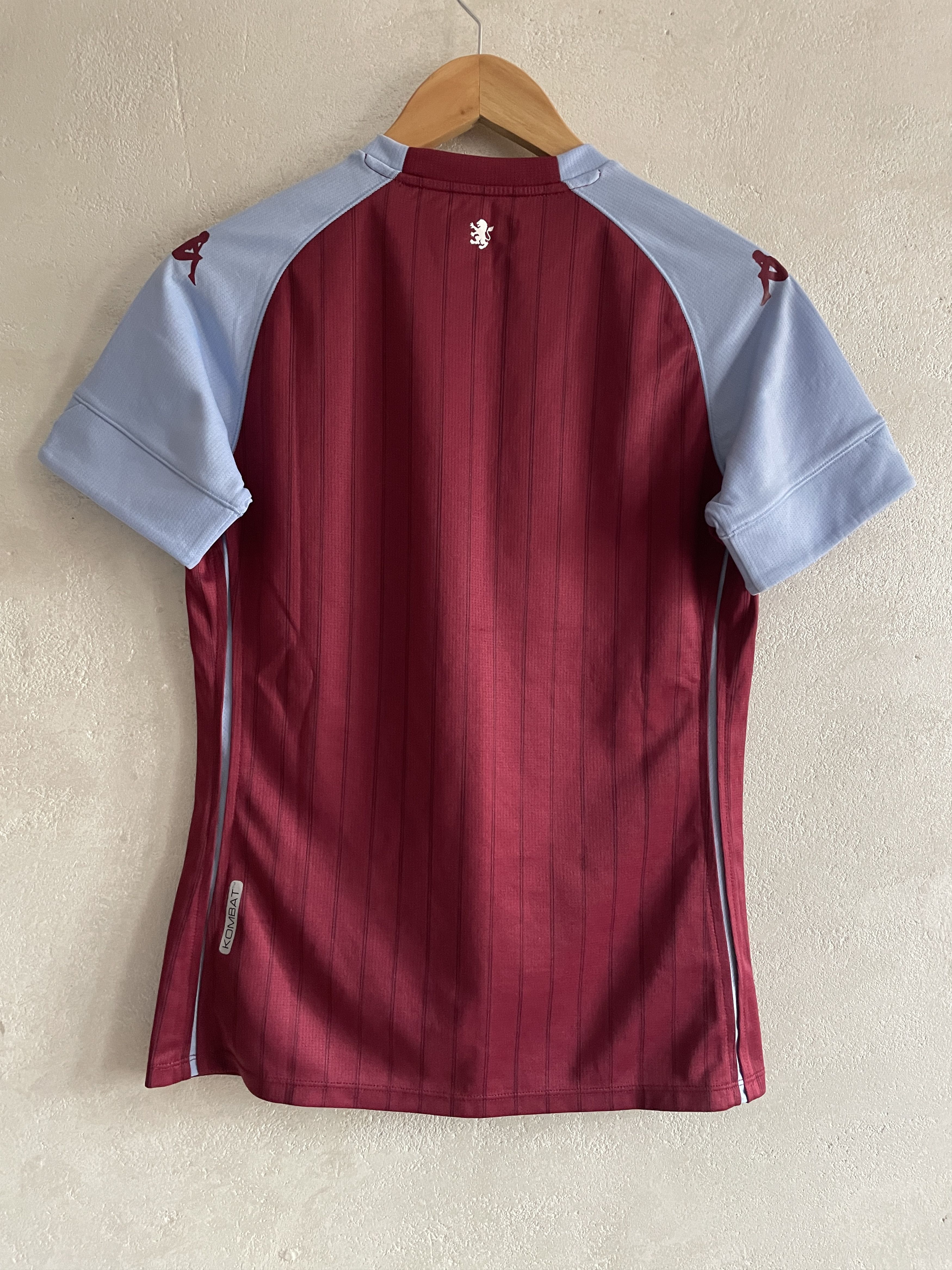 Kappa Aston Villa AUTHENTIC 2021 2022 Home Kit Shirt Soccer Jersey Size M / US 6-8 / IT 42-44 - 2 Thumbnail
