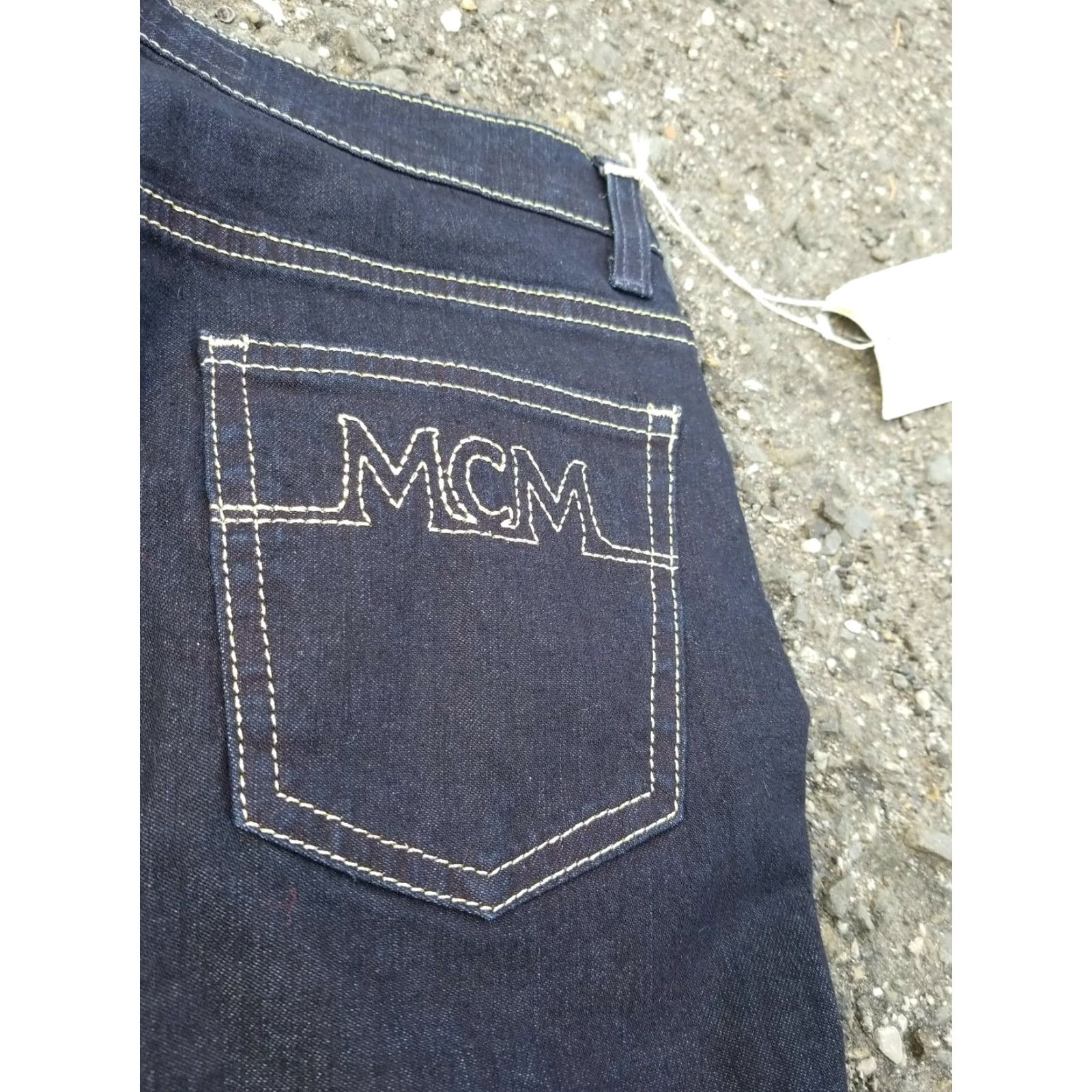 MCM VINTAGE MCM BLUE JEANS CAPRI Pants Women's 27x15.5 Capri 90s Jeans Straight Womens Size 27" / US 4 / IT 40 - 6 Thumbnail