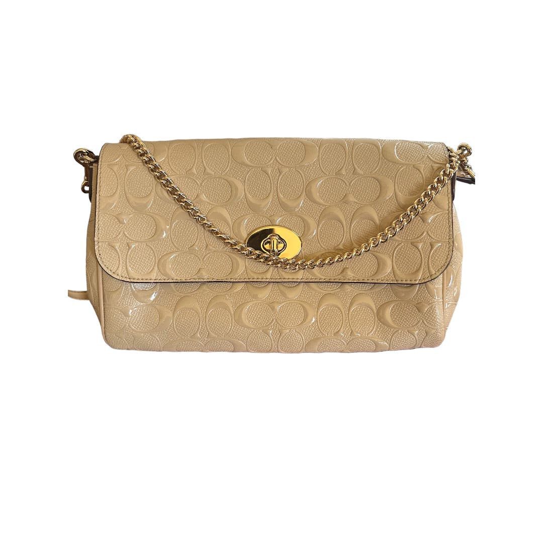 image of Coach |Tan Patent Bag | 0816, Women's