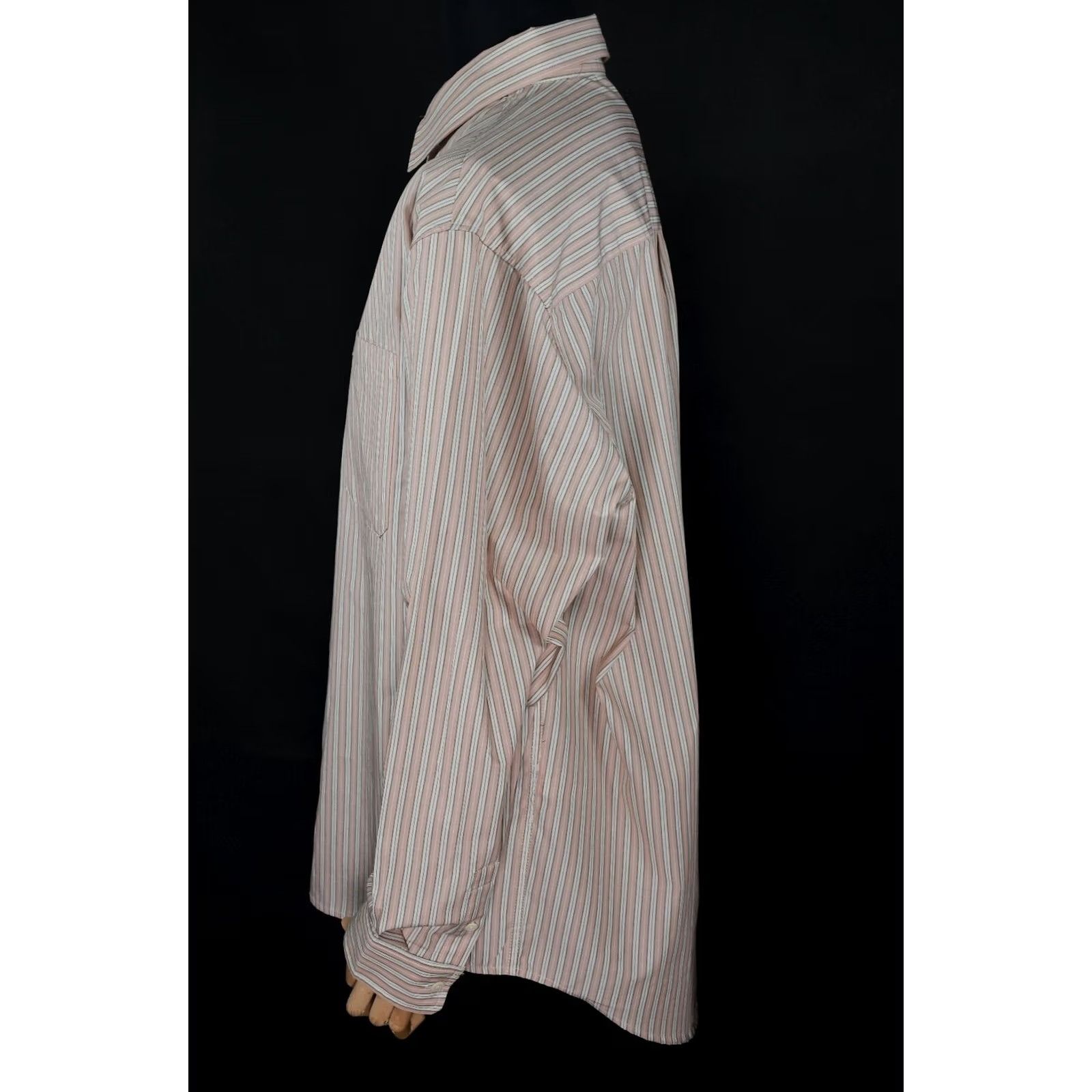 H&M H&M Edition By John Boyega Striped Button Up Shirt 2XL Men Size US XXL / EU 58 / 5 - 3 Thumbnail