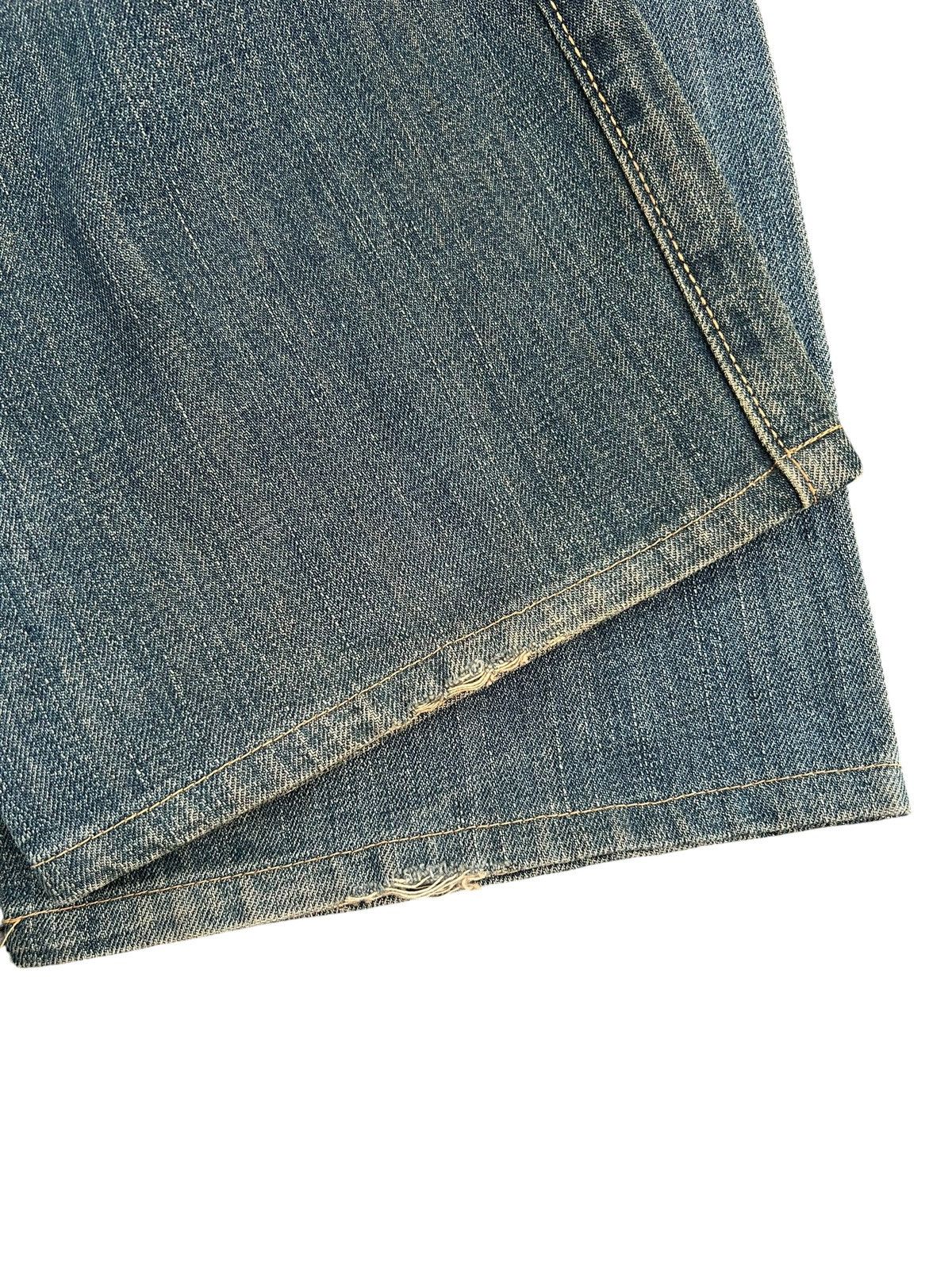 Kapital VINTAGE EDWIN 505 SELVEDGE BAGGY RUSTY DISTRESSED DENIM JEAN Size US 28 / EU 44 - 10 Thumbnail