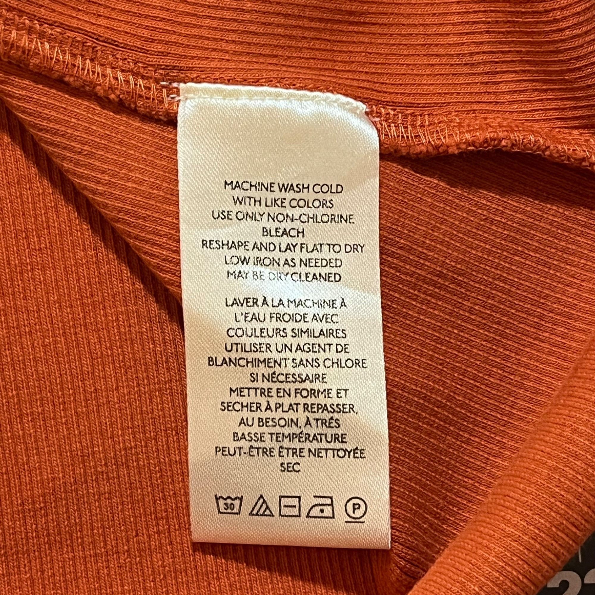 Other Anthropologie Women's Orange Tank Top Crochet L Boho Minimal Size L / US 10 / IT 46 - 6 Thumbnail