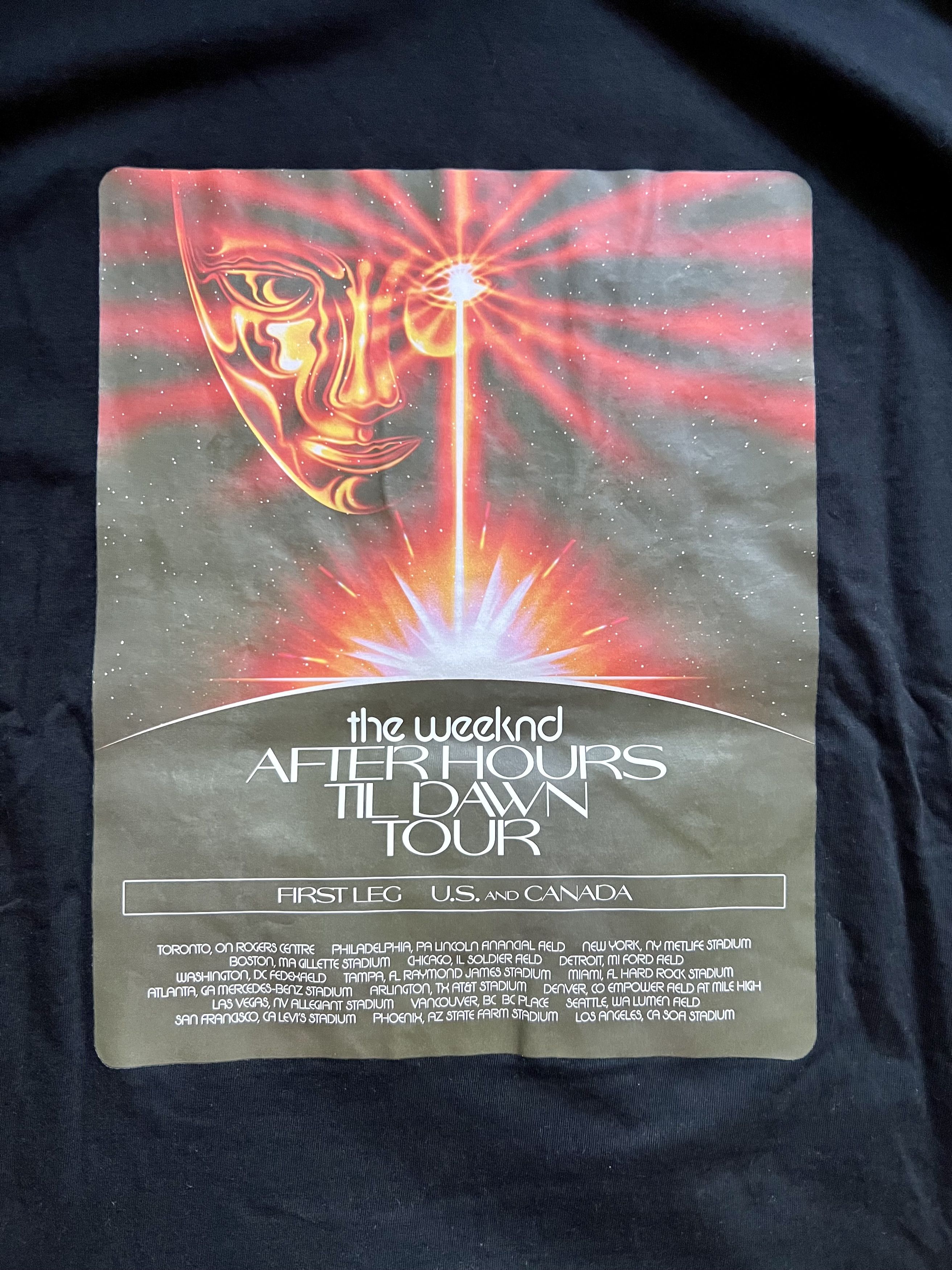 The Weeknd After Hours 2022 First Leg Concert Tee Size US XL / EU 56 / 4 - 2 Thumbnail