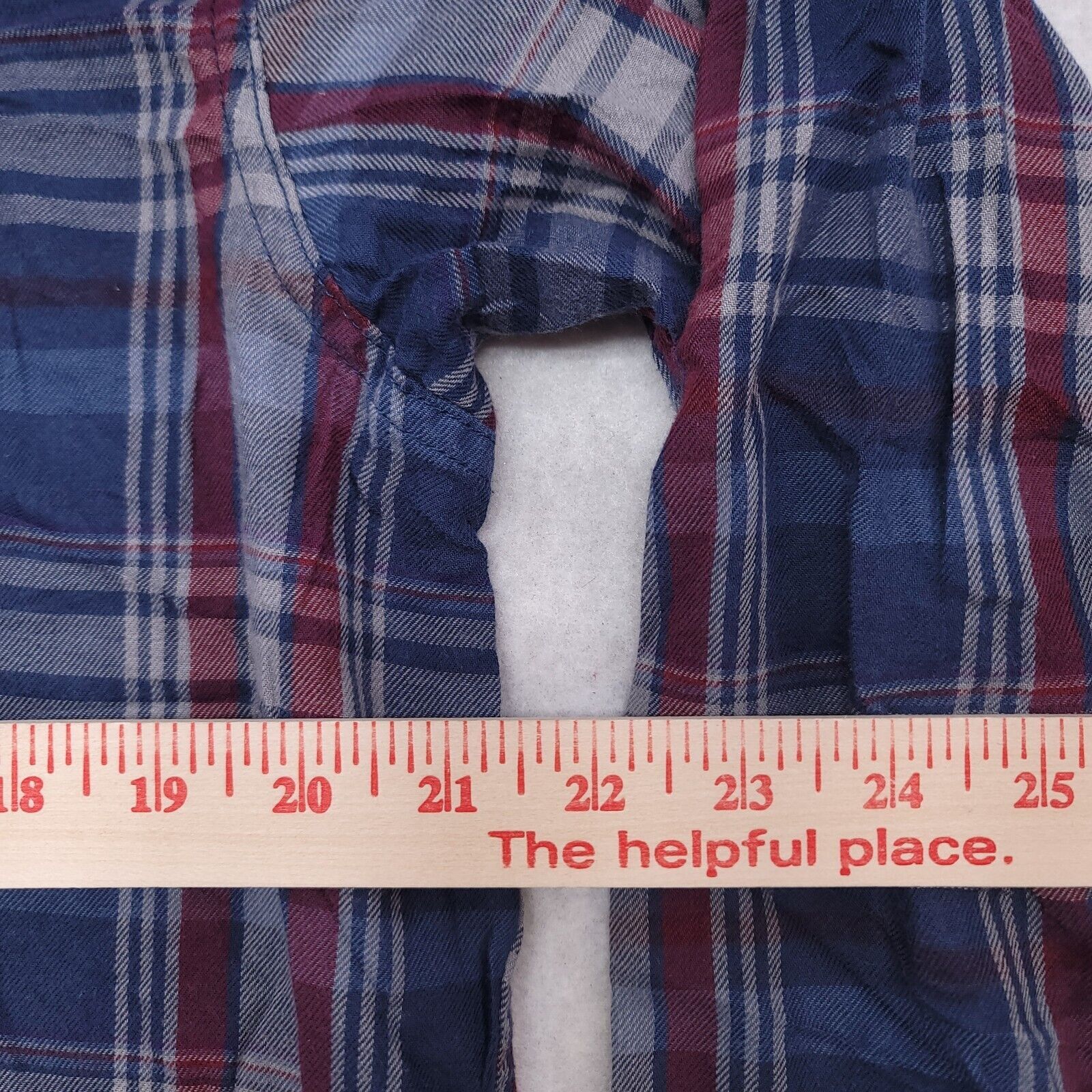 Old Navy Old Navy Tartan Flannel Shirt Mens Size Large L Blue Gray Size US L / EU 52-54 / 3 - 8 Thumbnail