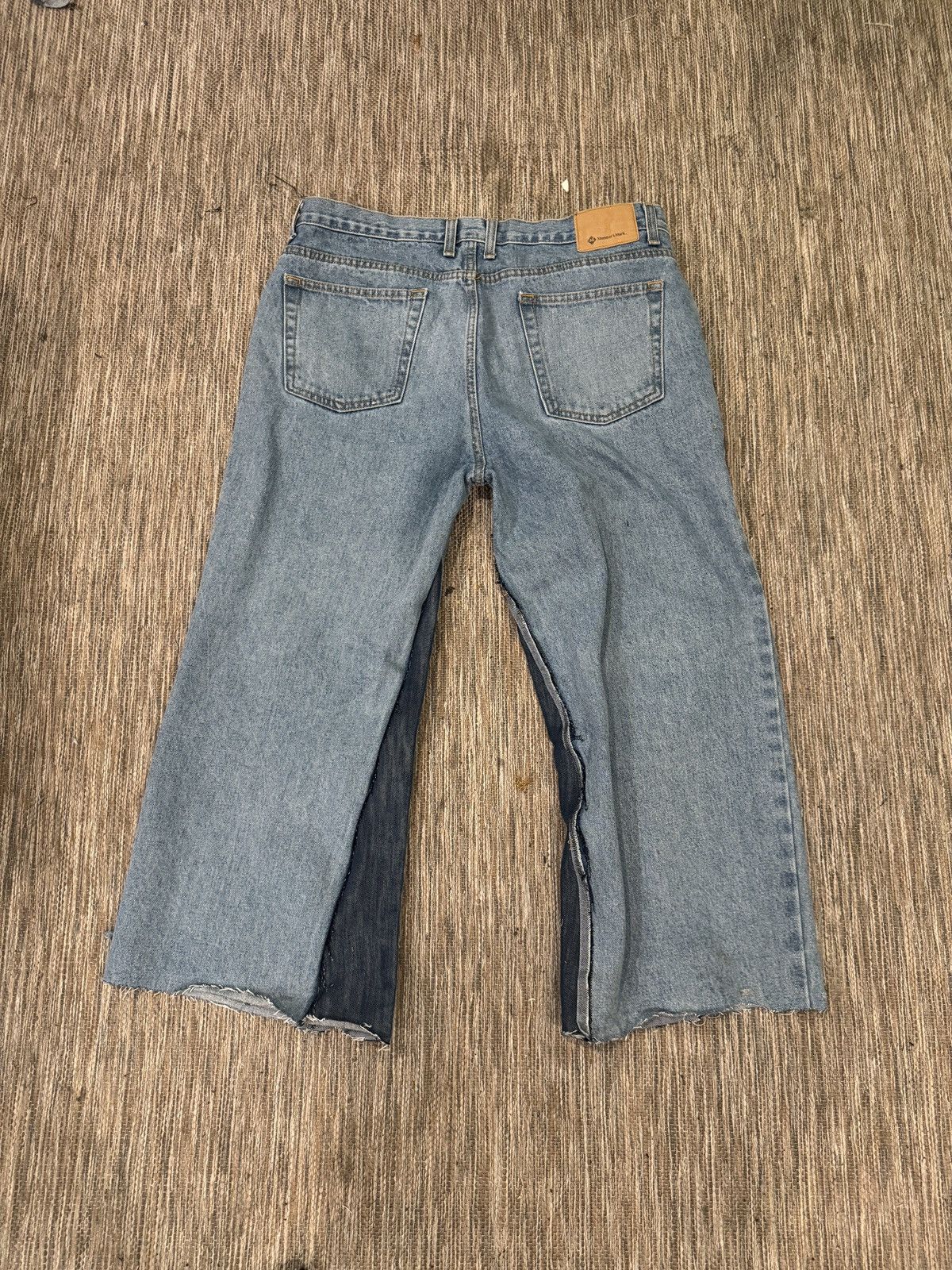 Other Distressed Flared Blue Jeans Size US 36 / EU 52 - 2 Thumbnail