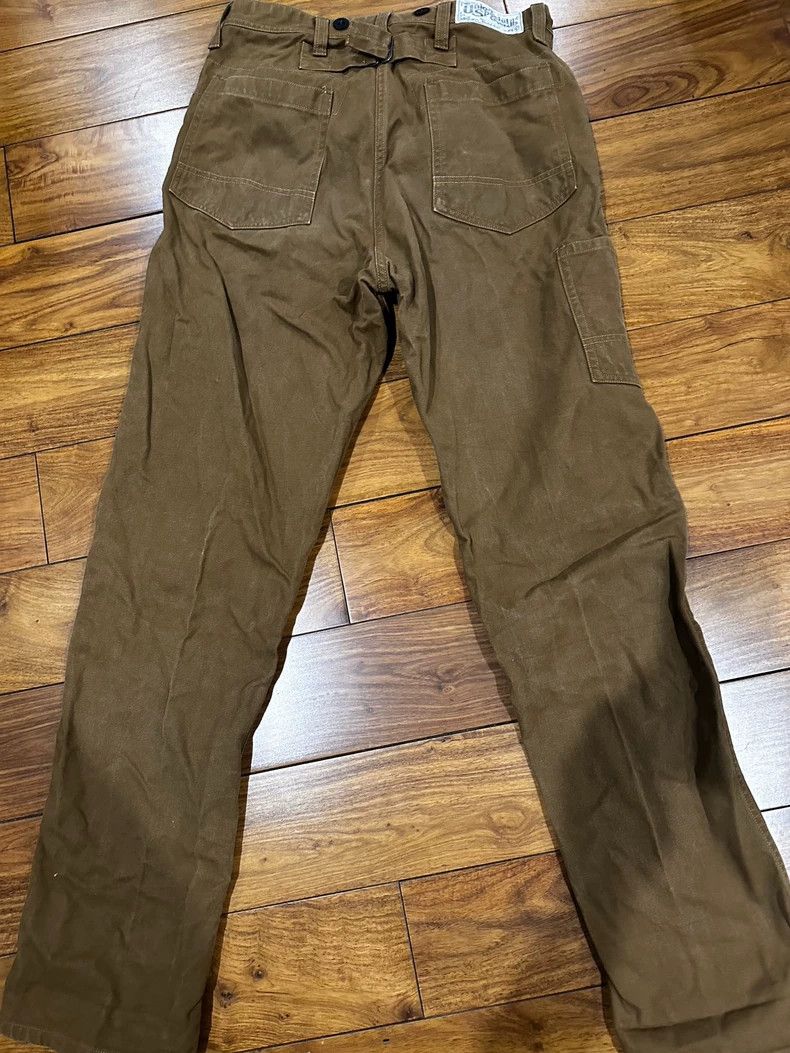 Freewheelers Freewheelers Brown canvas trousers Size US 30 / EU 46 - 2 Thumbnail