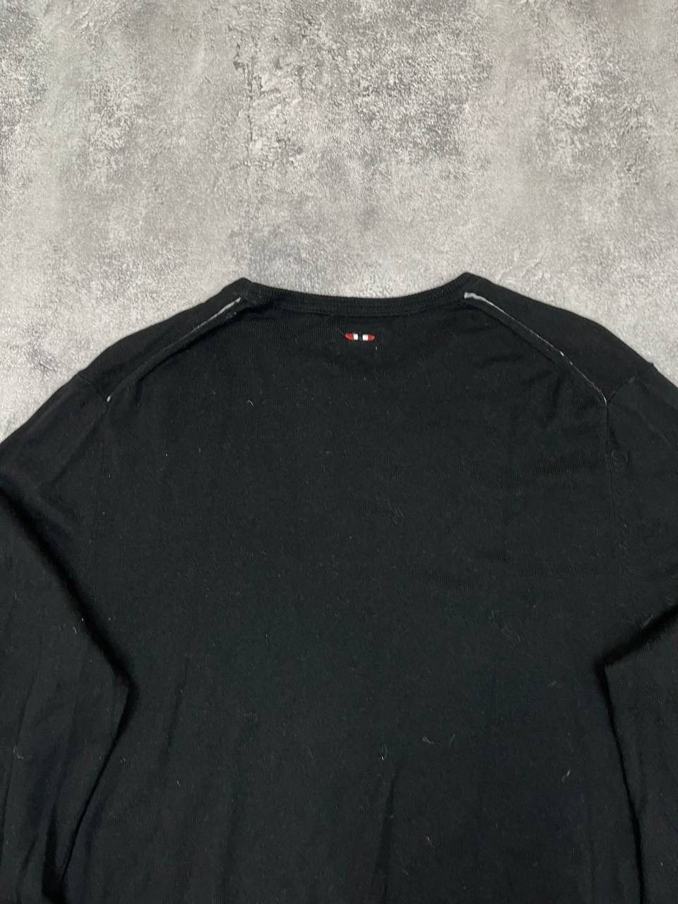Napapijri Napapijri Men Merino Knit Sweater Black Crew Neck Size XL Size US XL / EU 56 / 4 - 8 Thumbnail