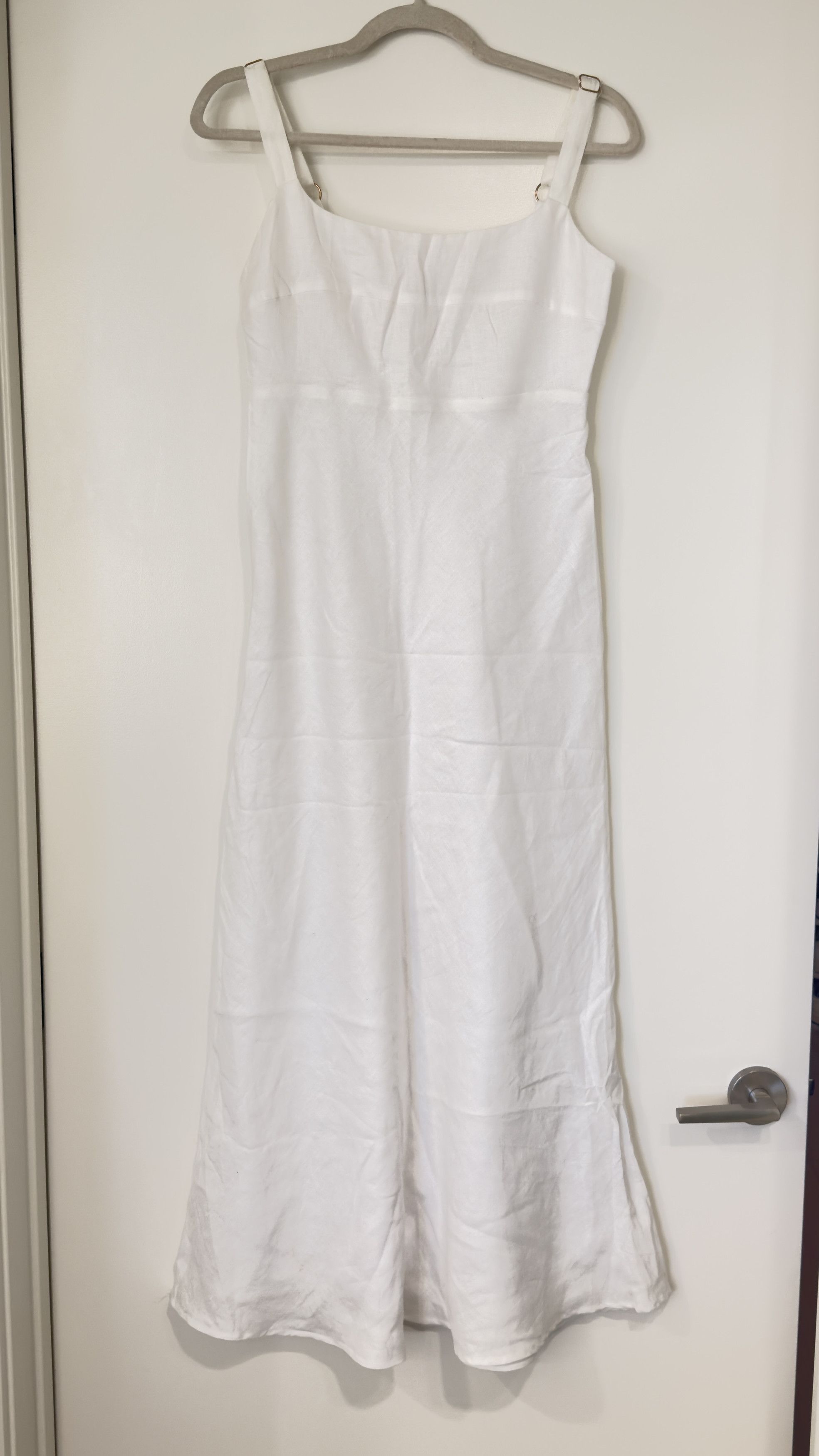 Other DISSH White Maxi Linen Dress Size 4 Size S / US 4 / IT 40 - 1 Thumbnail