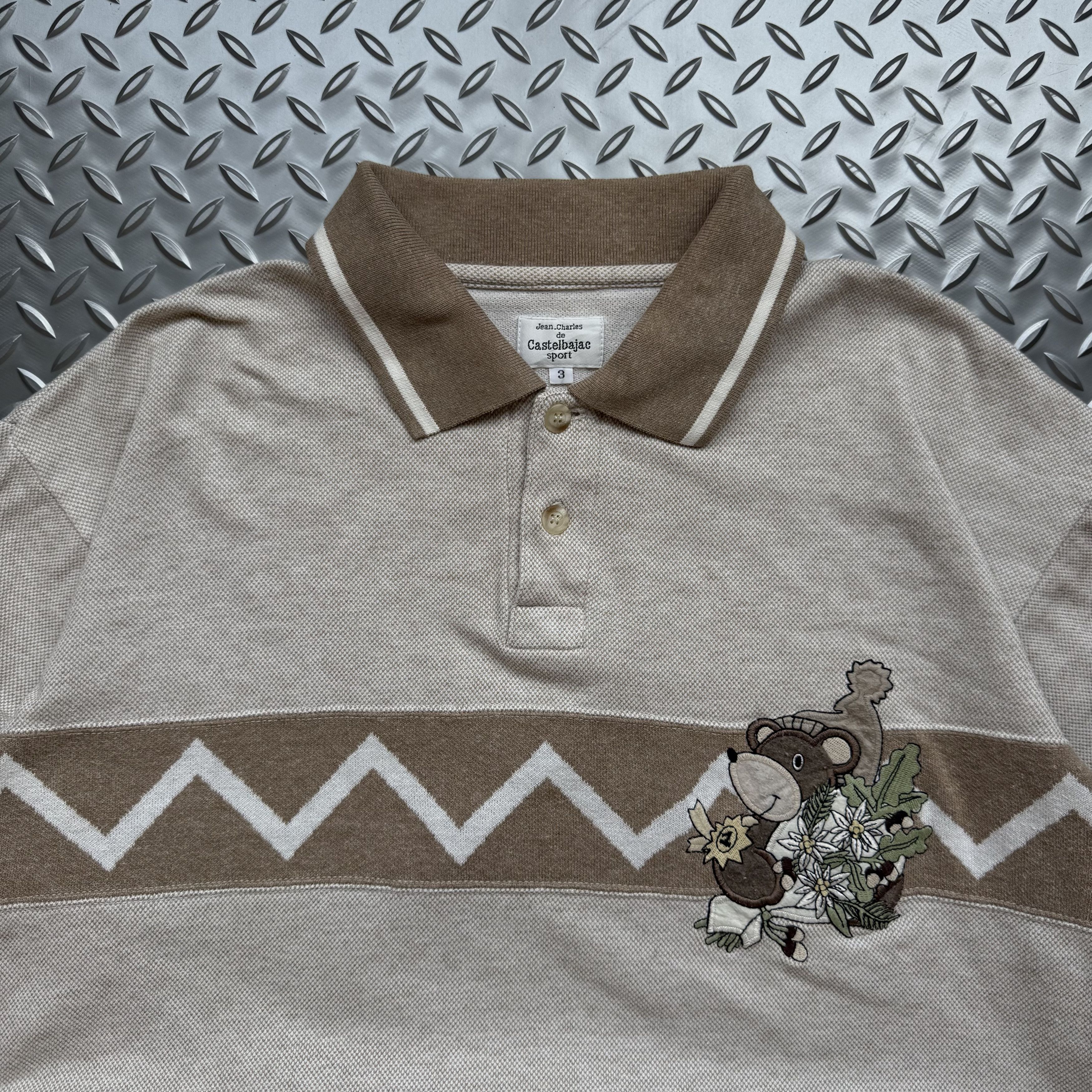 Jean Charles De Castelbajac Vintage Jean-Charles de Castelbajac Sport Polo Size US L / EU 52-54 / 3 - 2 Thumbnail