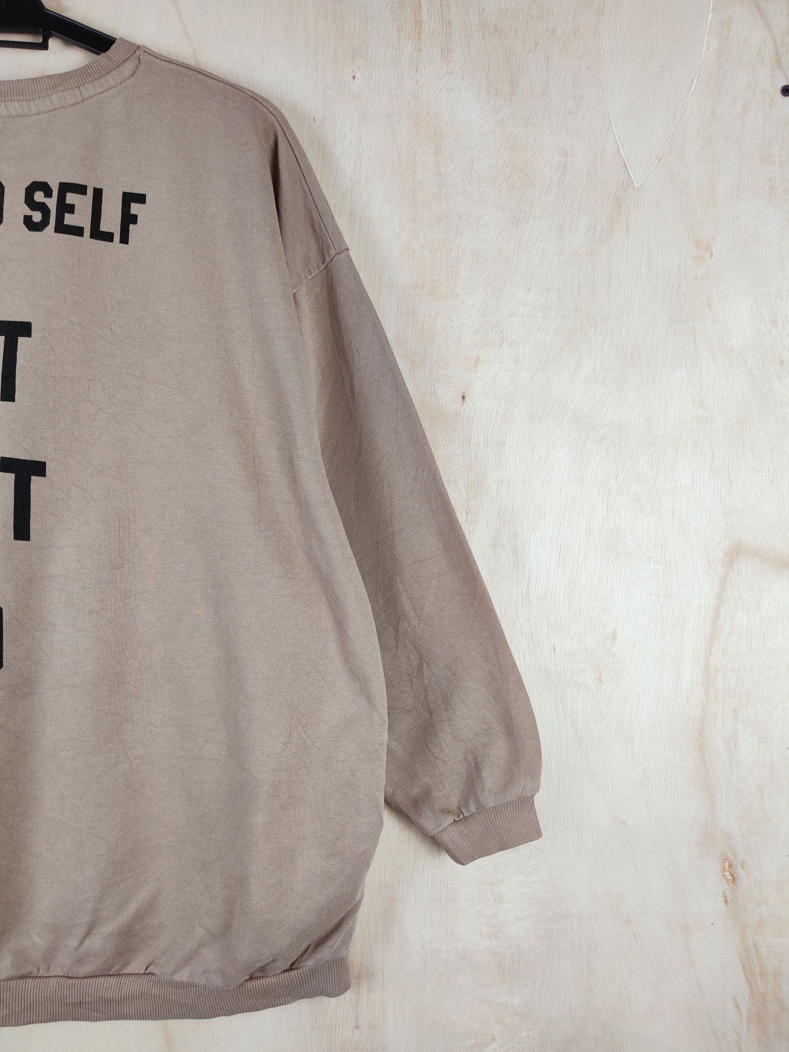Japanese Brand Japan brand wording Let Shit Go Brown Sweatshirts #S2579 Size US L / EU 52-54 / 3 - 3 Thumbnail