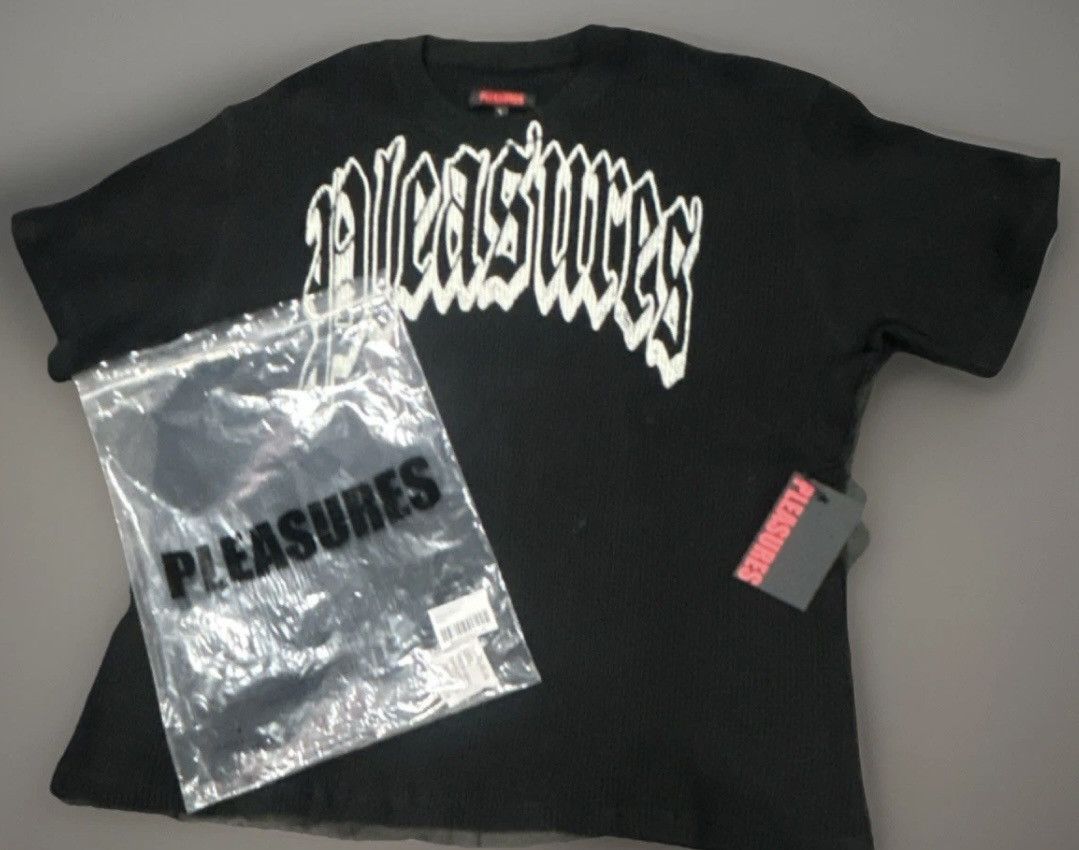 Pleasures PLEASURES Twitch Waffle Shirt - Black Size Large Size US L / EU 52-54 / 3 - 3 Thumbnail