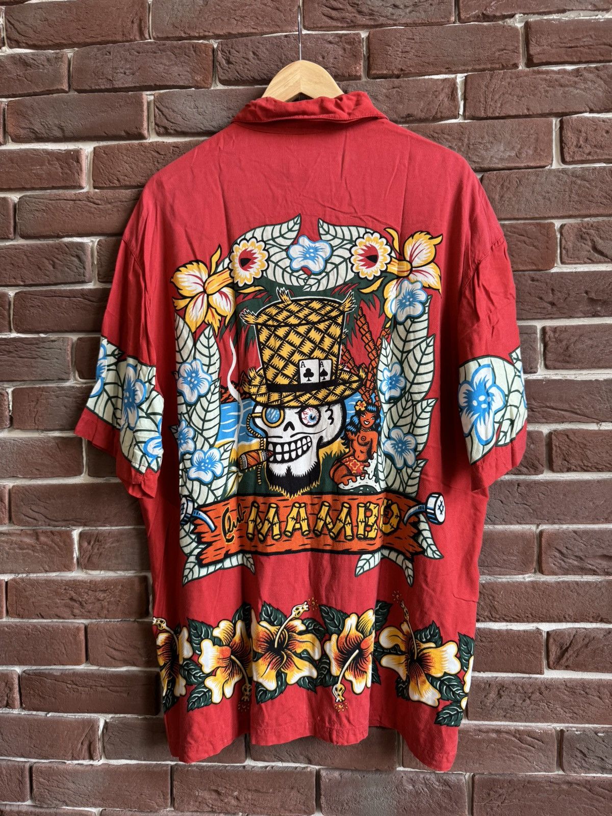 Mambo Vintage 90s MAMBO Shirt Traditional Tattoo Australia Hawaii Size US S / EU 44-46 / 1 - 2 Thumbnail