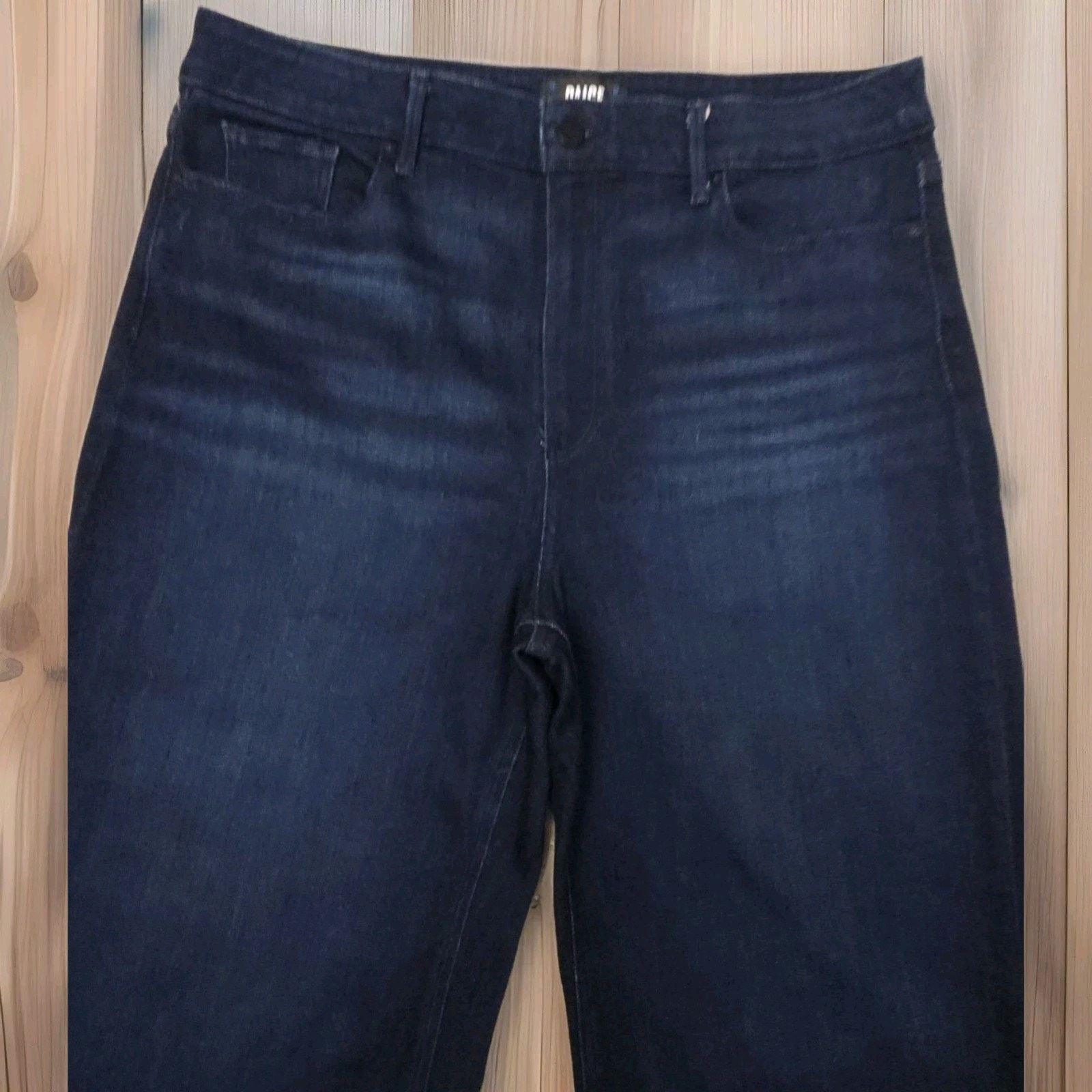 Paige Anthropologie PAIGE Anessa High Rise Wide Leg Crop Jeans 33 Size 35" - 7 Thumbnail