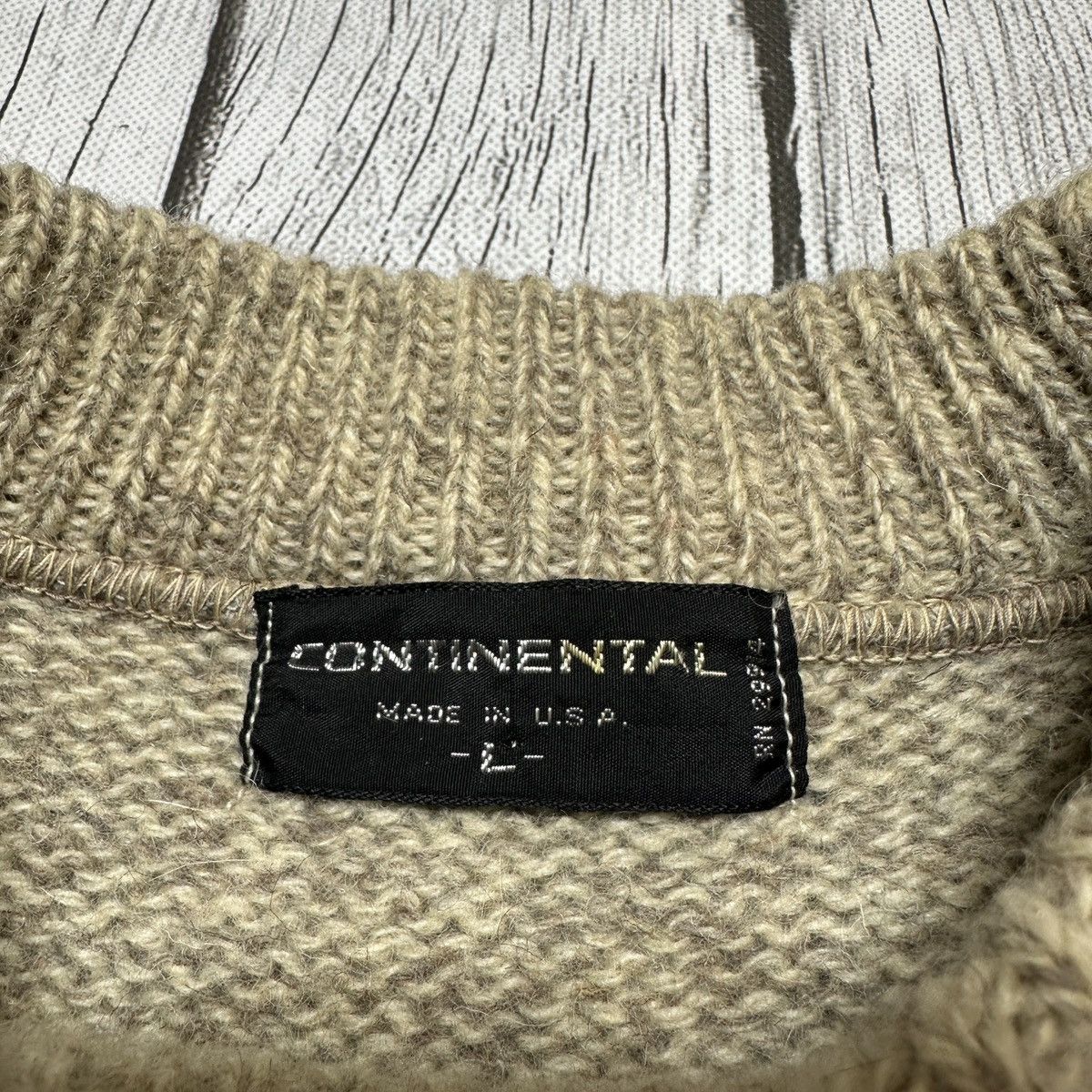 Vintage Vintage Continental wool sweater Size US L / EU 52-54 / 3 - 4 Thumbnail