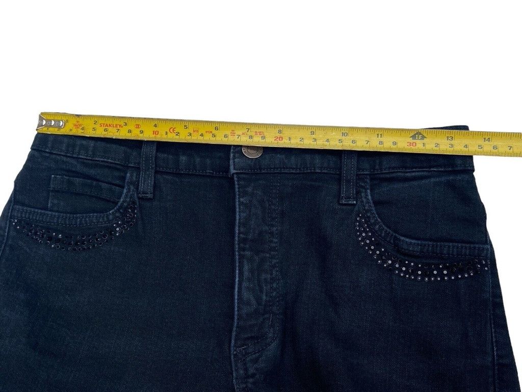 NYDJ NYDJ Bootcut Jeans Black Dark Wash Size UK 6 US 2 Women’s Size 26" / US 2 / IT 38 - 4 Thumbnail