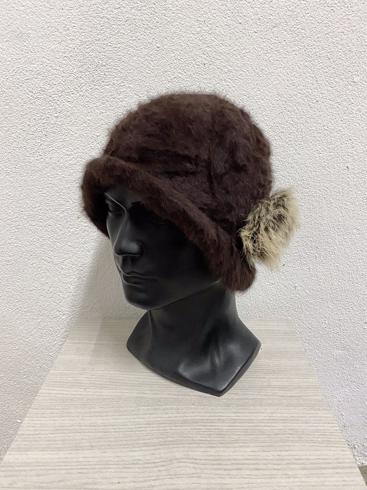 Japanese Brand Japanese Brand Fur Fleece Beanie Hat Size ONE SIZE - 3 Thumbnail