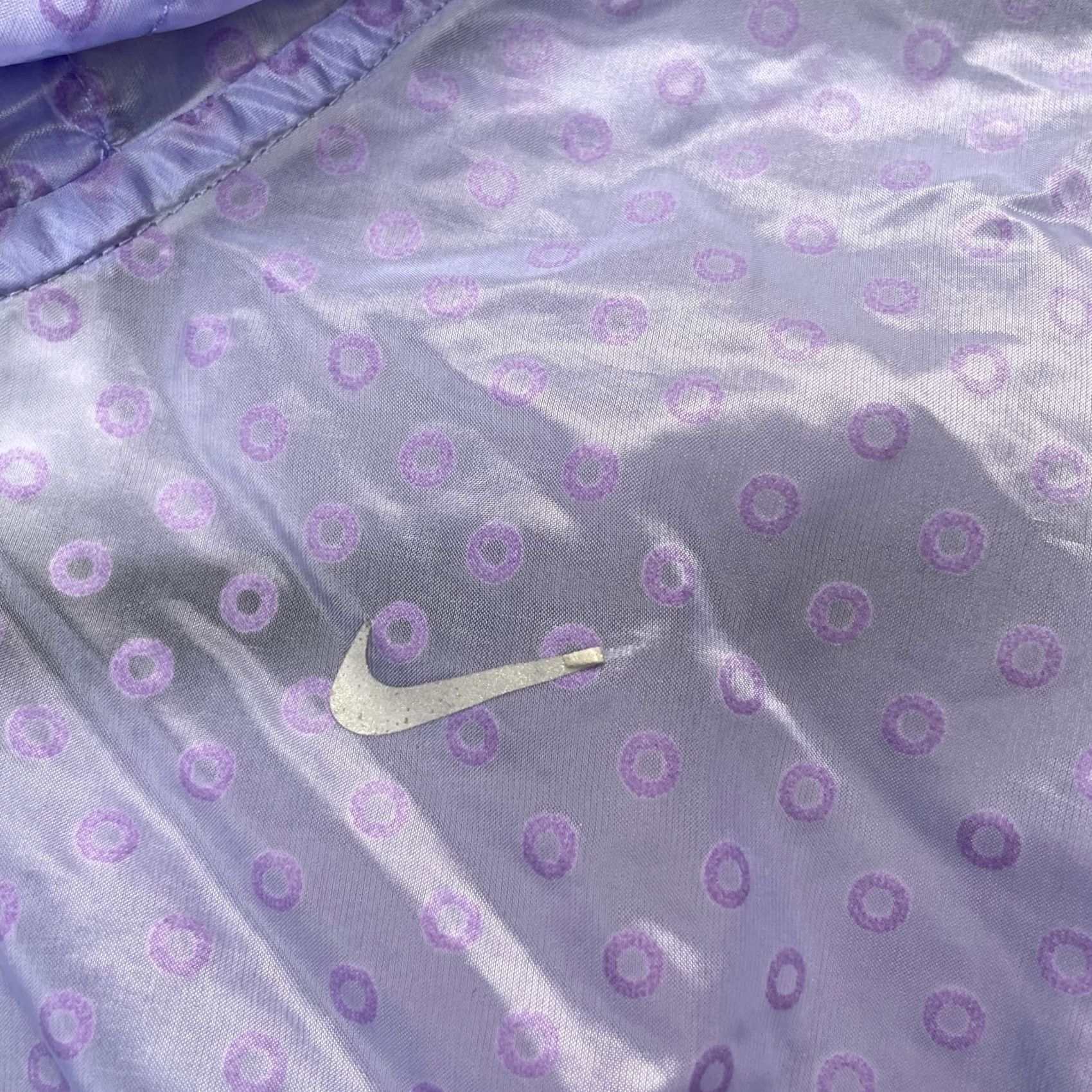 Nike Nike Womens Large Purple Windbreaker Jacket Running Jogging Performance Hooded Size L / US 10 / IT 46 - 5 Thumbnail