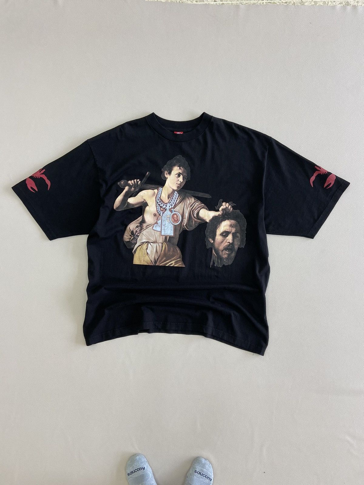 Image of Westside Gunn X Virgil Pray For Paris in Black, Men's (Size XL)