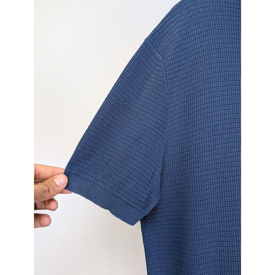 Hermes o1rshd1 CC20 Button Polo Shirt in Blue Size US M / EU 48-50 / 2 - 4 Thumbnail