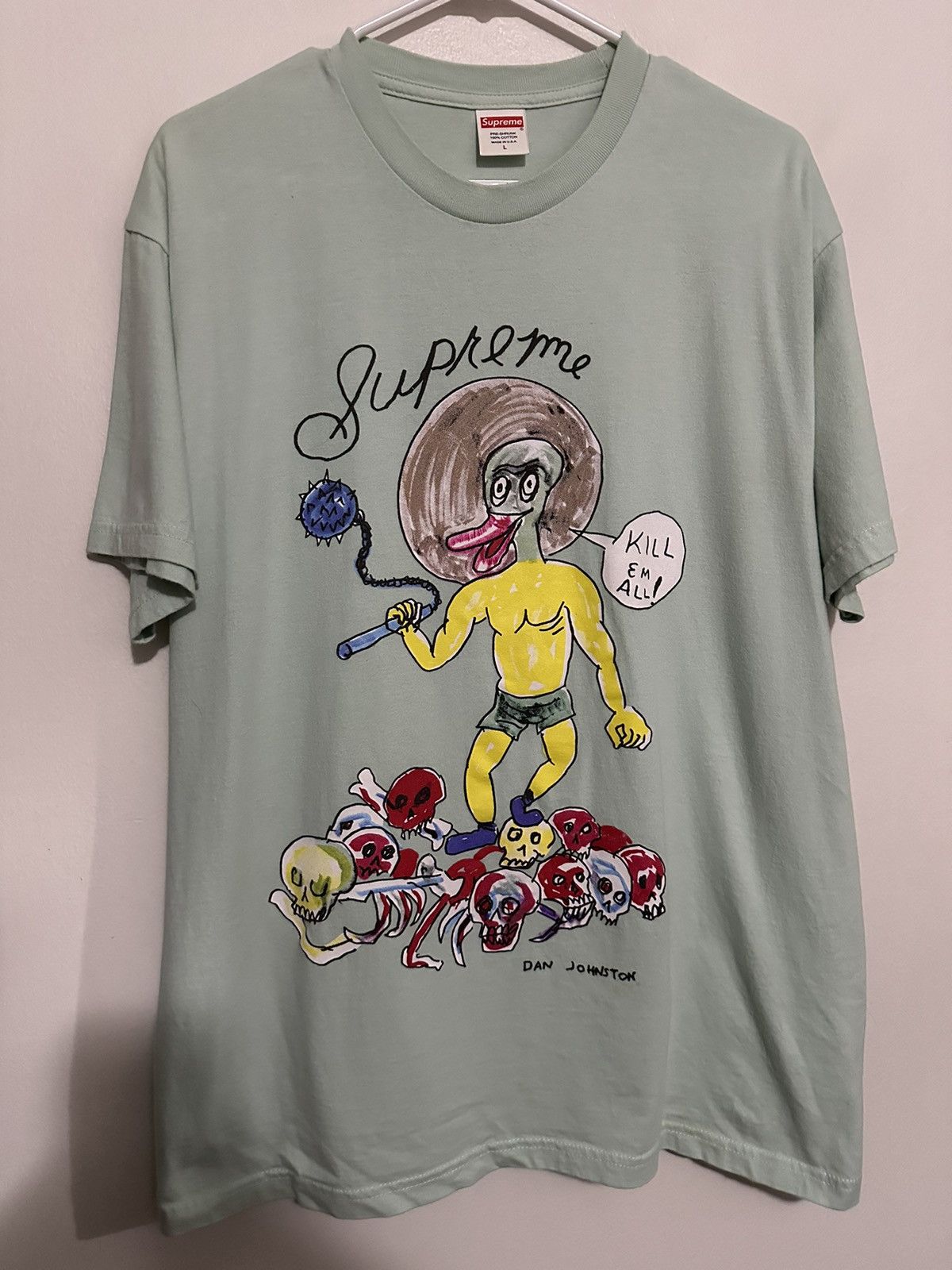 Supreme Supreme Daniel Johnston Kill Em All Tee Size US L / EU 52-54 / 3 - 1 Thumbnail