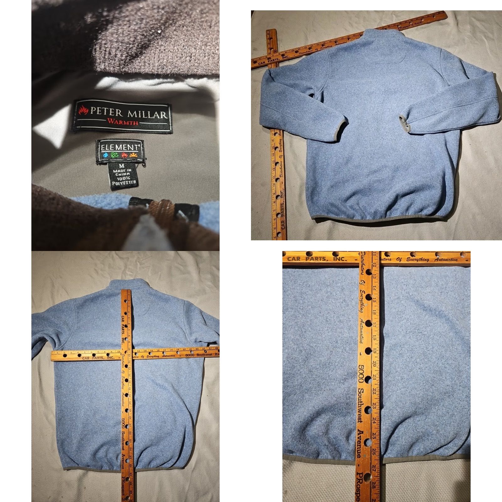 Peter Millar Peter Millar Element Sweater Mens Medium Blue 1/4 Zip Outdoor Preppy Easter Outdoor? Size US M / EU 48-50 / 2 - 8 Thumbnail