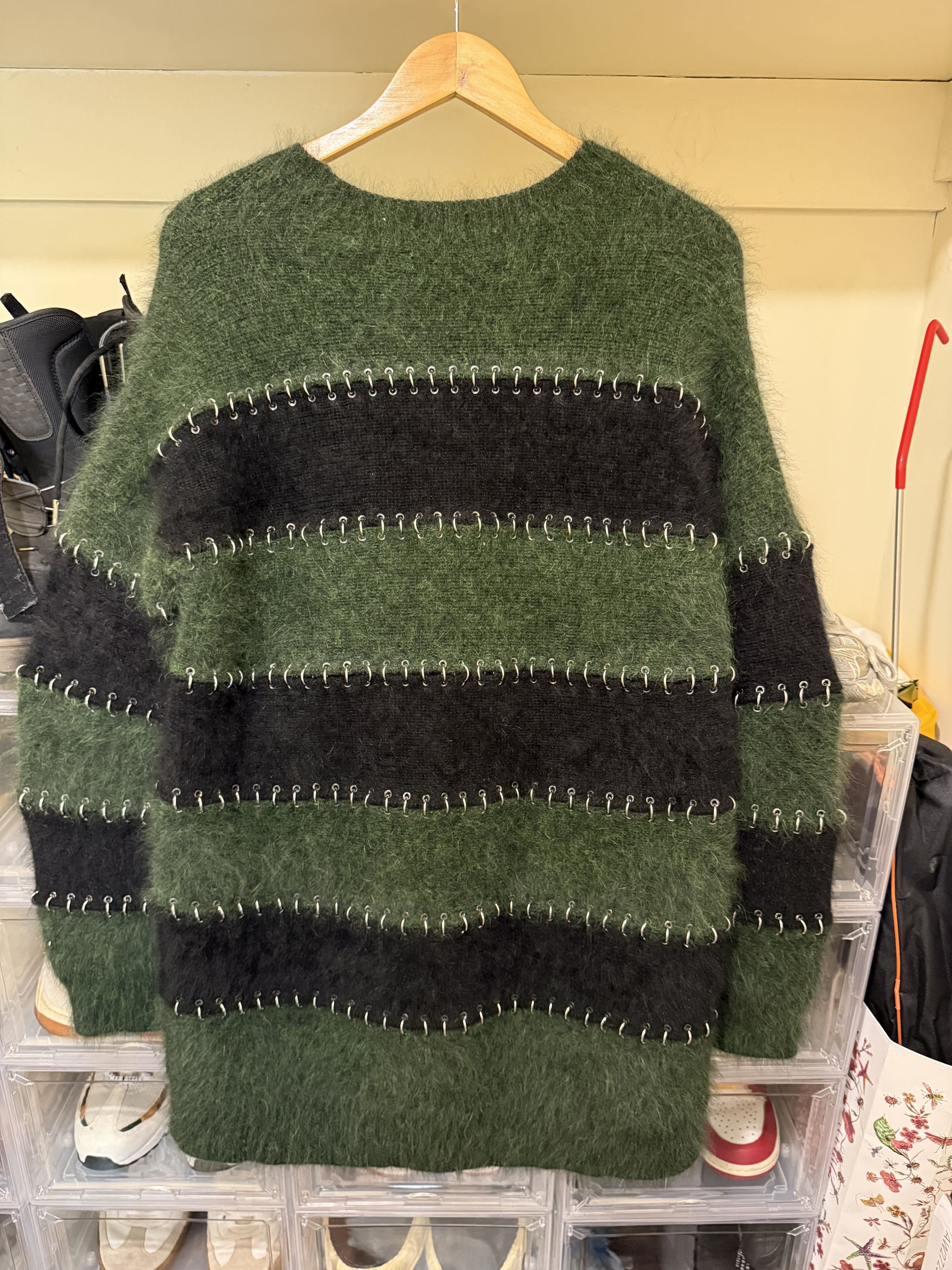 Alexander Wang Alexander Wang Chain Striped Sweater Size M / US 6-8 / IT 42-44 - 4 Thumbnail