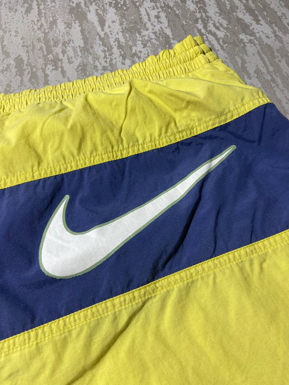 Nike × Vintage Vintage Nike Yellow Nylon Swim Trunks Shorts Size XL Size US 40 / EU 56 - 4 Thumbnail