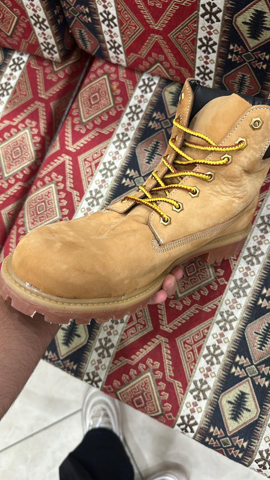 Derschütze "Yasmin V3" Boots Size 48 Timberland Style in Orange, Men's (Size 13) — image 6 of 6