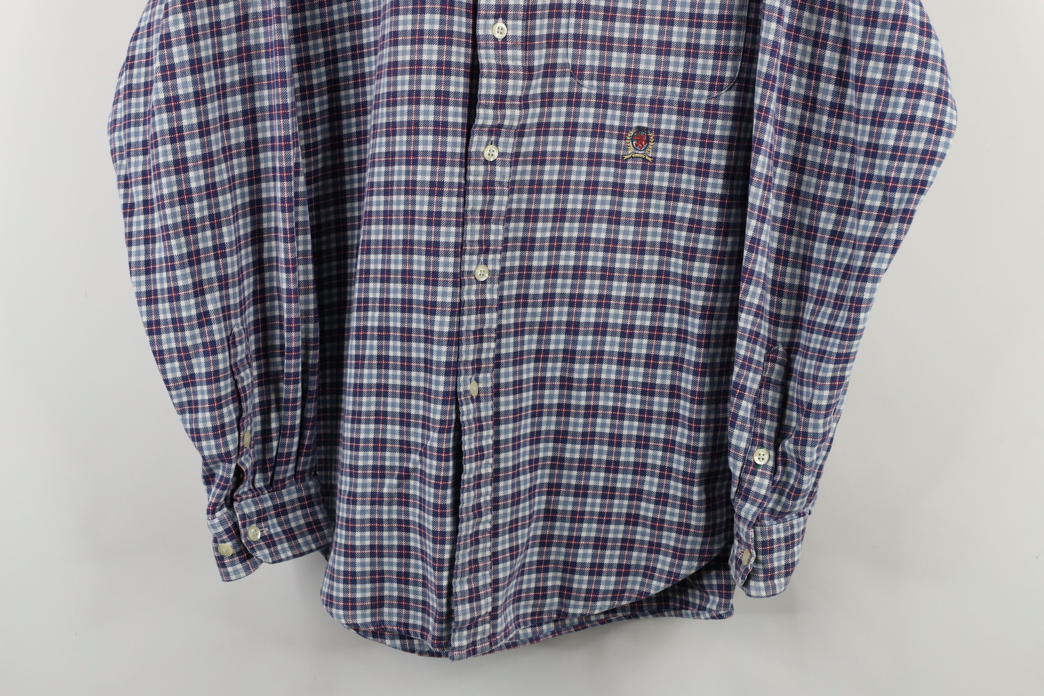 Tommy Hilfiger × Vintage Vintage 90s Tommy Hilfiger Collared Button Down Shirt Size US M / EU 48-50 / 2 - 3 Thumbnail