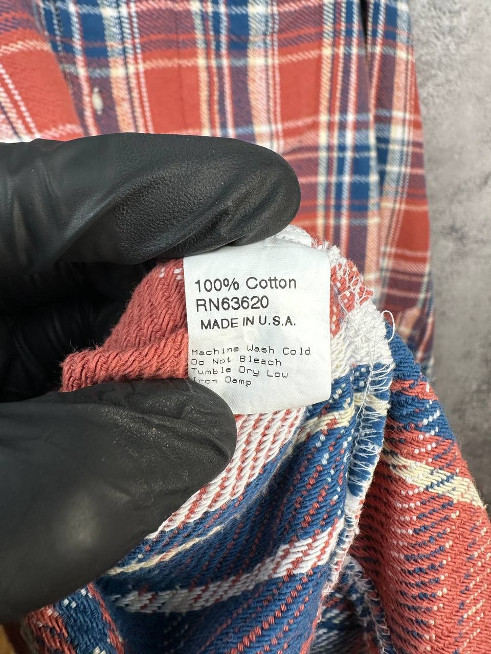 Gitman Bros. Vintage Gitman Bros Vintage California Triple Yarn Flannel Shirt USA Size US XL / EU 56 / 4 - 12 Thumbnail