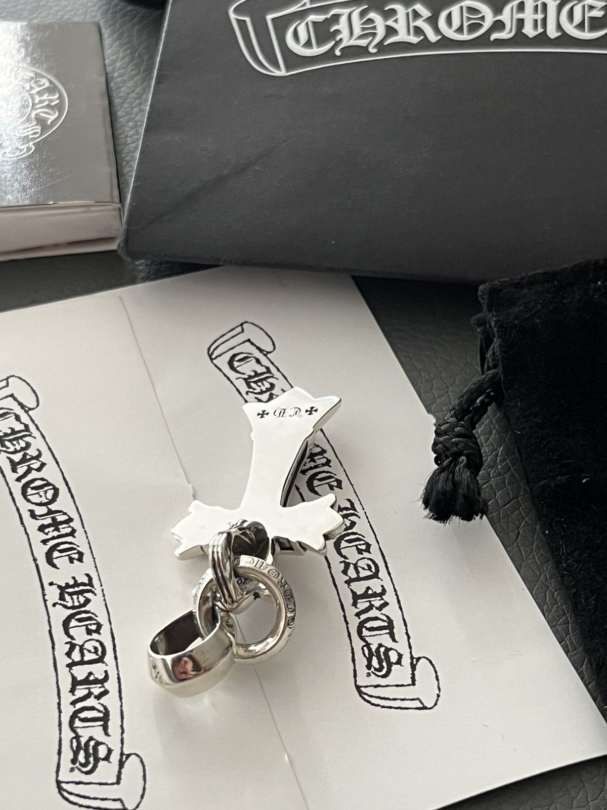 Chrome Hearts ♰ Chrome Hearts ♰ XL Cross Pendant Charm Extremely Rare NEW Size ONE SIZE - 19 Thumbnail
