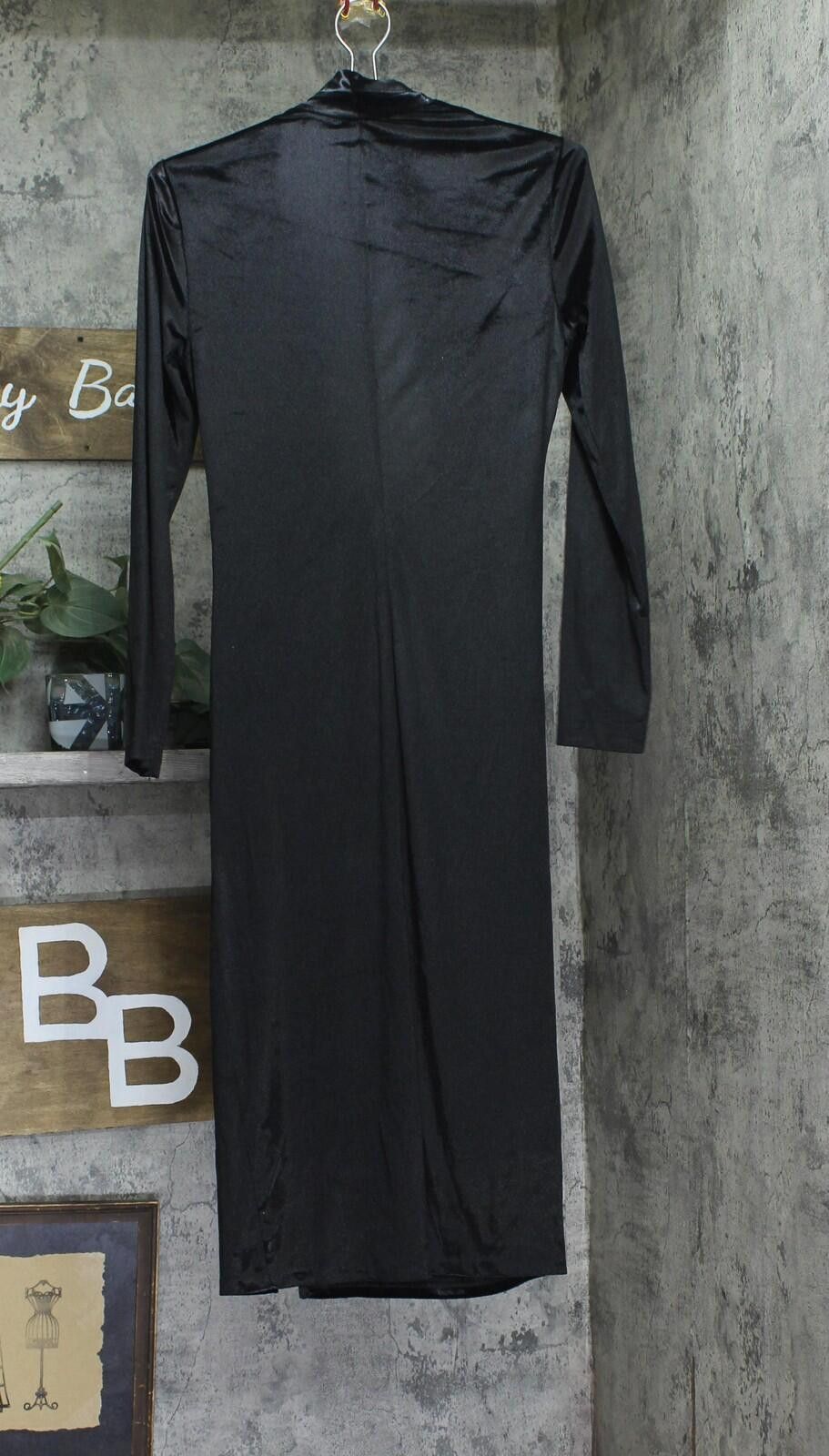 Donna Karan Nwt Donna Karan Velvet Ruched Sheath Dress Ka4v25r0 Black 4 Size S / US 4 / IT 40 - 2 Thumbnail