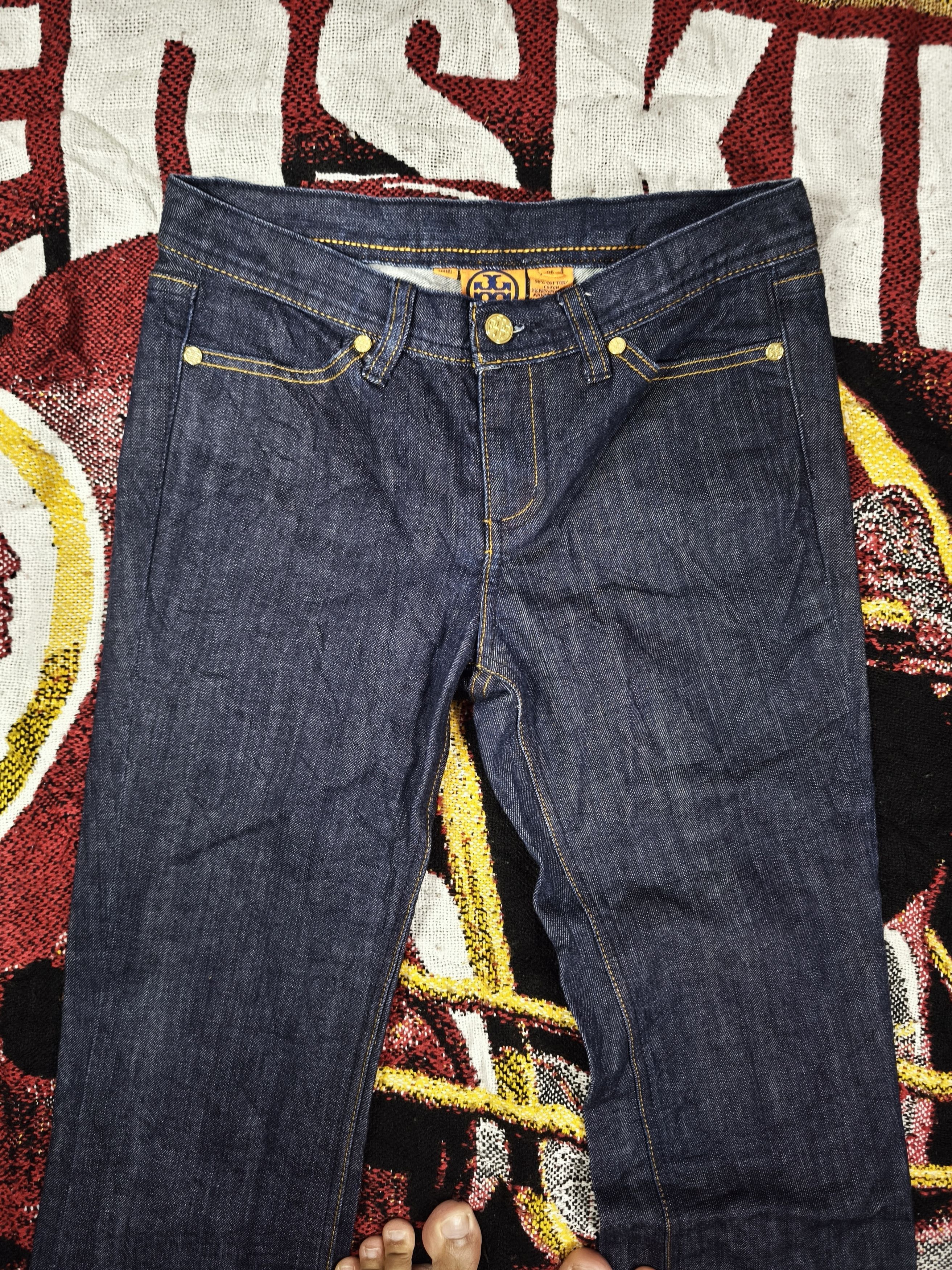 Designer × Tory Burch Tory Burch Classic Denim Boot Cut Jeans Size 30" / US 8 / IT 44 - 5 Thumbnail