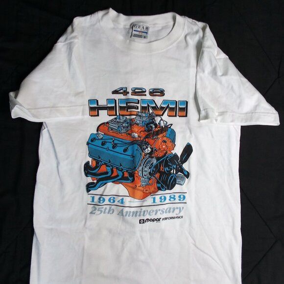 Other DS Vintage 80s Mopar 426 Hemi 30th Anniversary T-Shirt Size US M / EU 48-50 / 2 - 2 Thumbnail