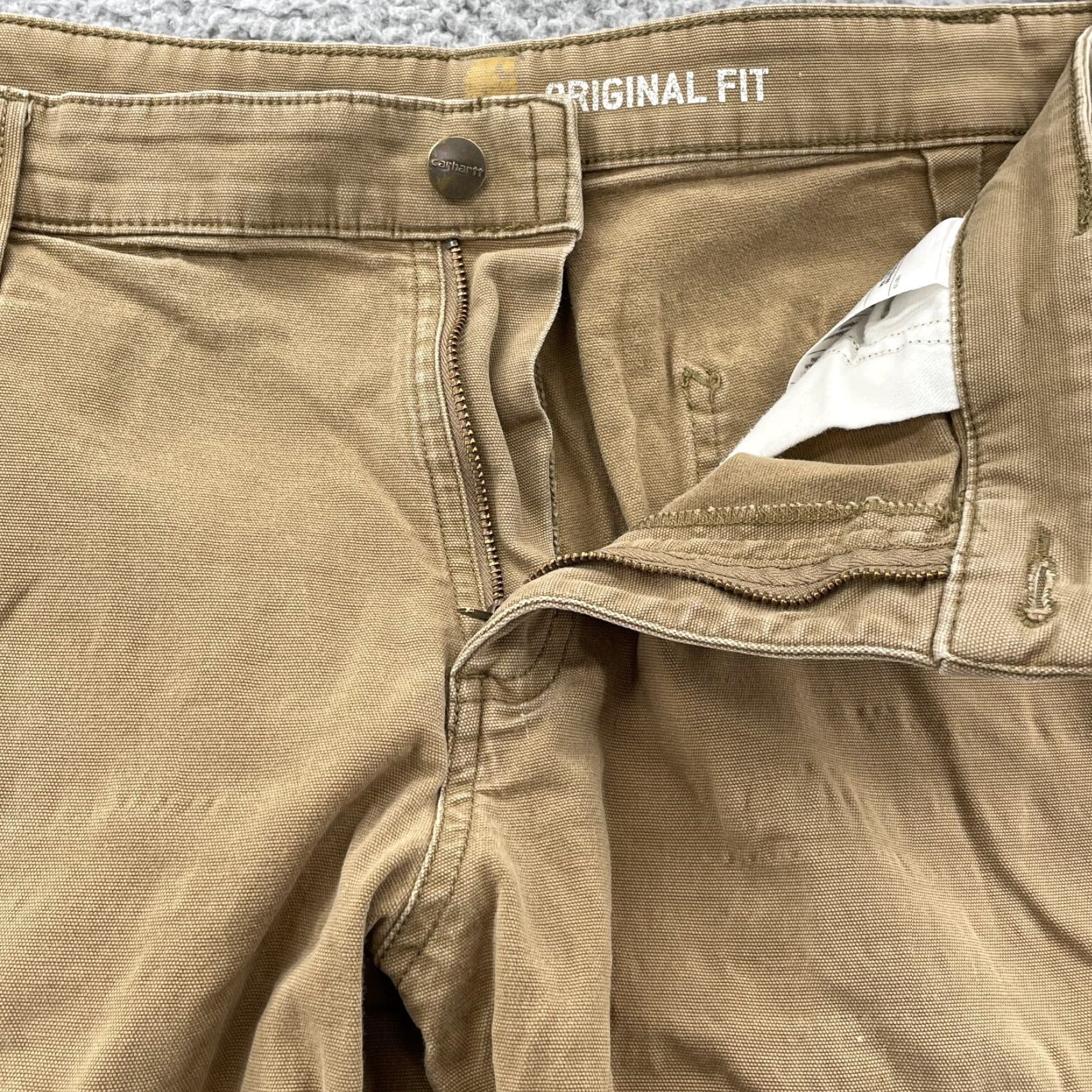 Carhartt Carhartt Carpenter Pant Women 18Tall Crawford Khaki Rugged Flex Workwear Utility Pant Size 40" / US 18 - 7 Thumbnail