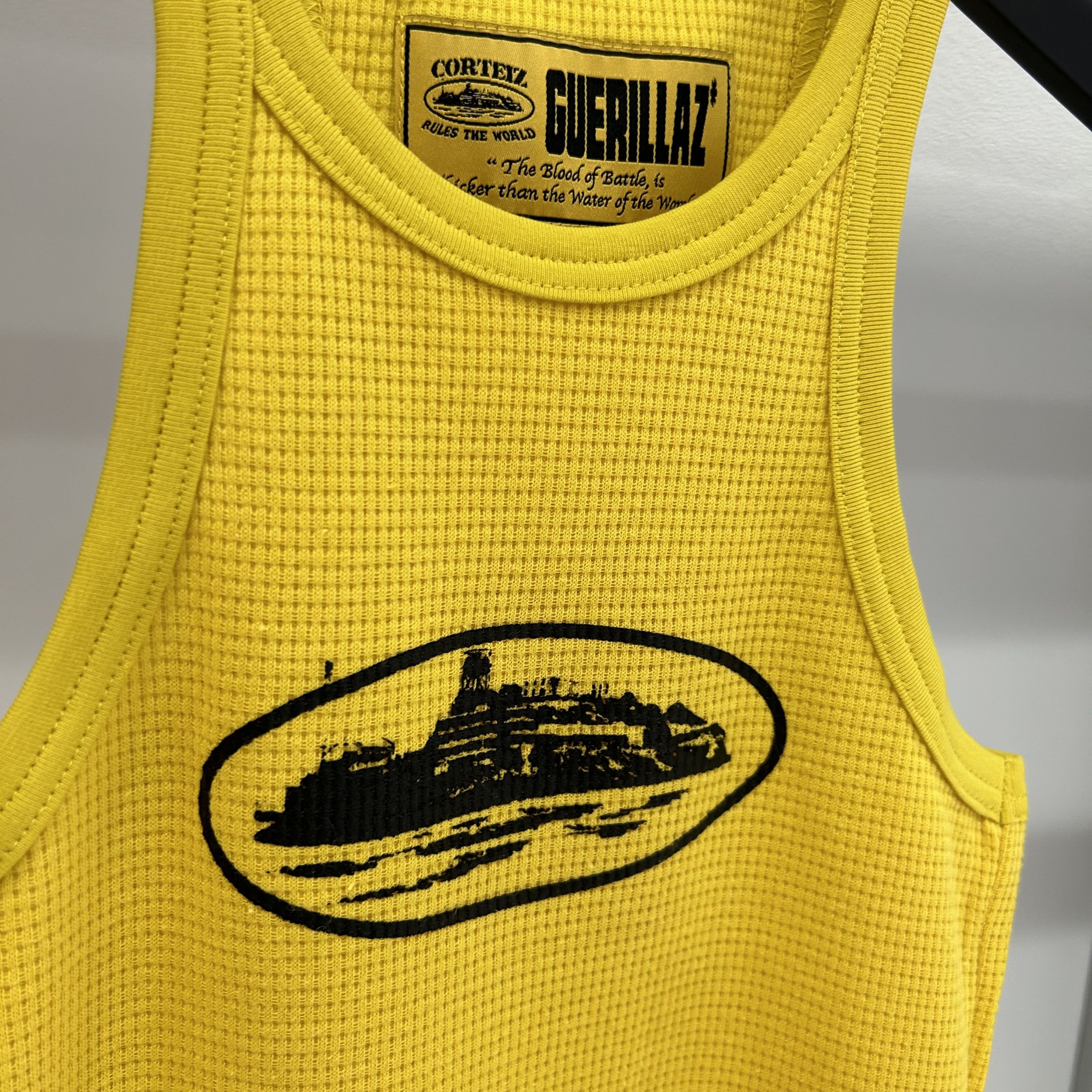 Corteiz Corteiz Alcatraz Tank Top (Women's) Yellow | Grailed