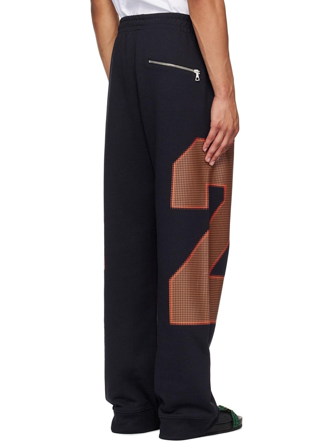 Dries Van Noten o1h1sh11224 Loose Sweatpants in Navy Size US 30 / EU 46 - 3 Thumbnail