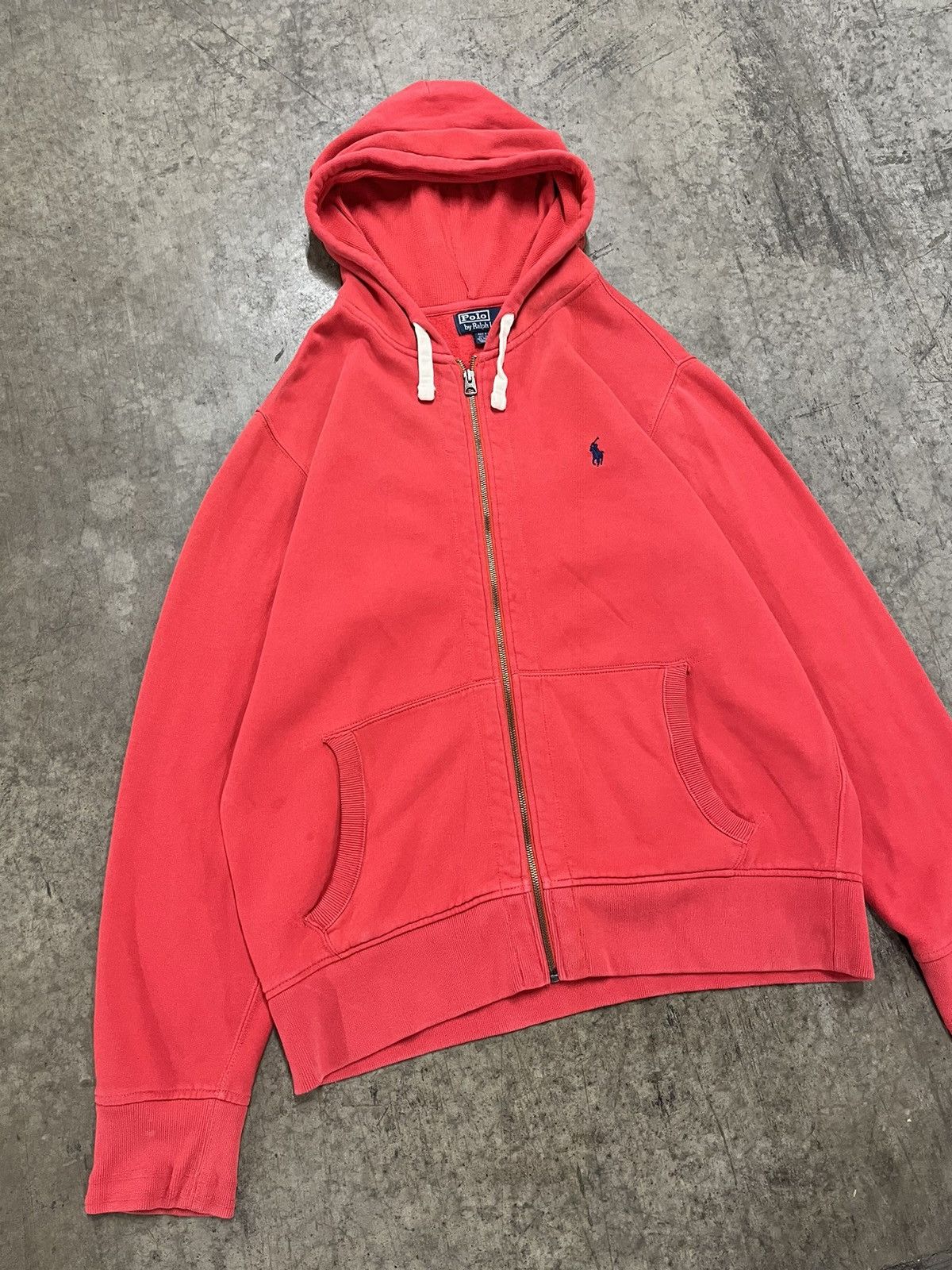 Polo Ralph Lauren × Vintage Polo Ralph Lauren vintage thermal lined zip up hoodie preppy Size US XL / EU 56 / 4 - 3 Thumbnail