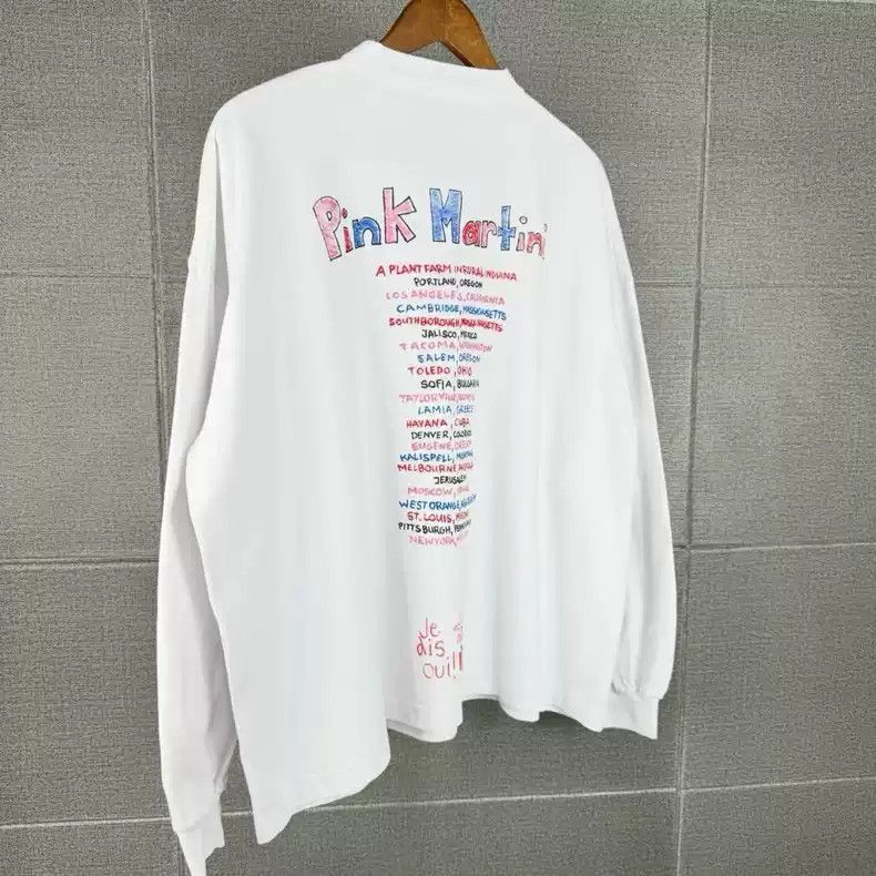 Balenciaga Balenciaga Balenciaga Pink Martini Limited Graffiti Letter Size US S / EU 44-46 / 1 - 7 Thumbnail