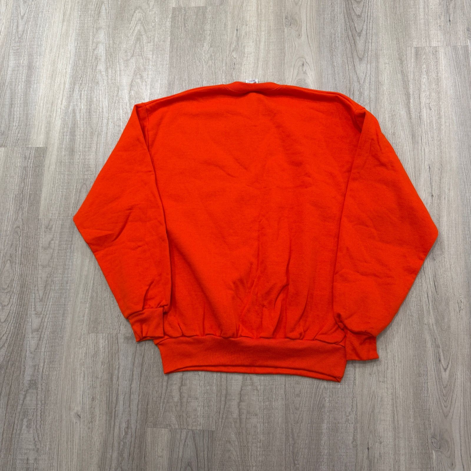 Vintage Vintage Jerzees Sweatshirt Large Orange Pullover 90s USA Size US L / EU 52-54 / 3 - 5 Thumbnail