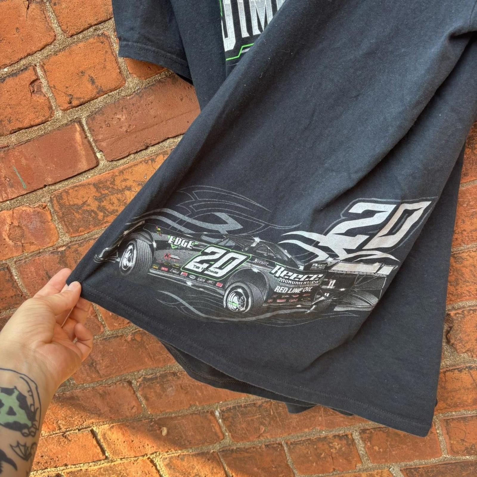 NASCAR vintage jimmy Owens the nightmare t shirt 00s XL Size US XL / EU 56 / 4 - 4 Thumbnail