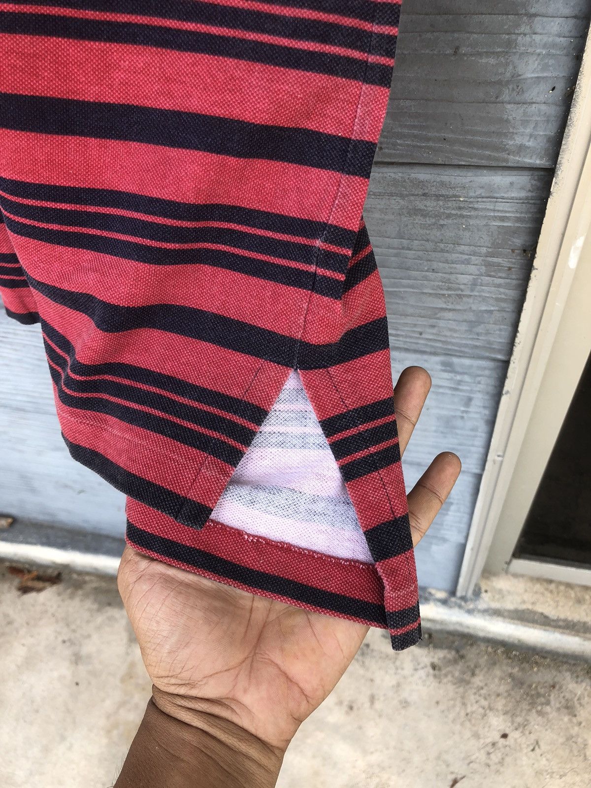 Polo Ralph Lauren Vintage Polo Ralph Lauren Stripe Polo Shirt Size US L / EU 52-54 / 3 - 8 Thumbnail
