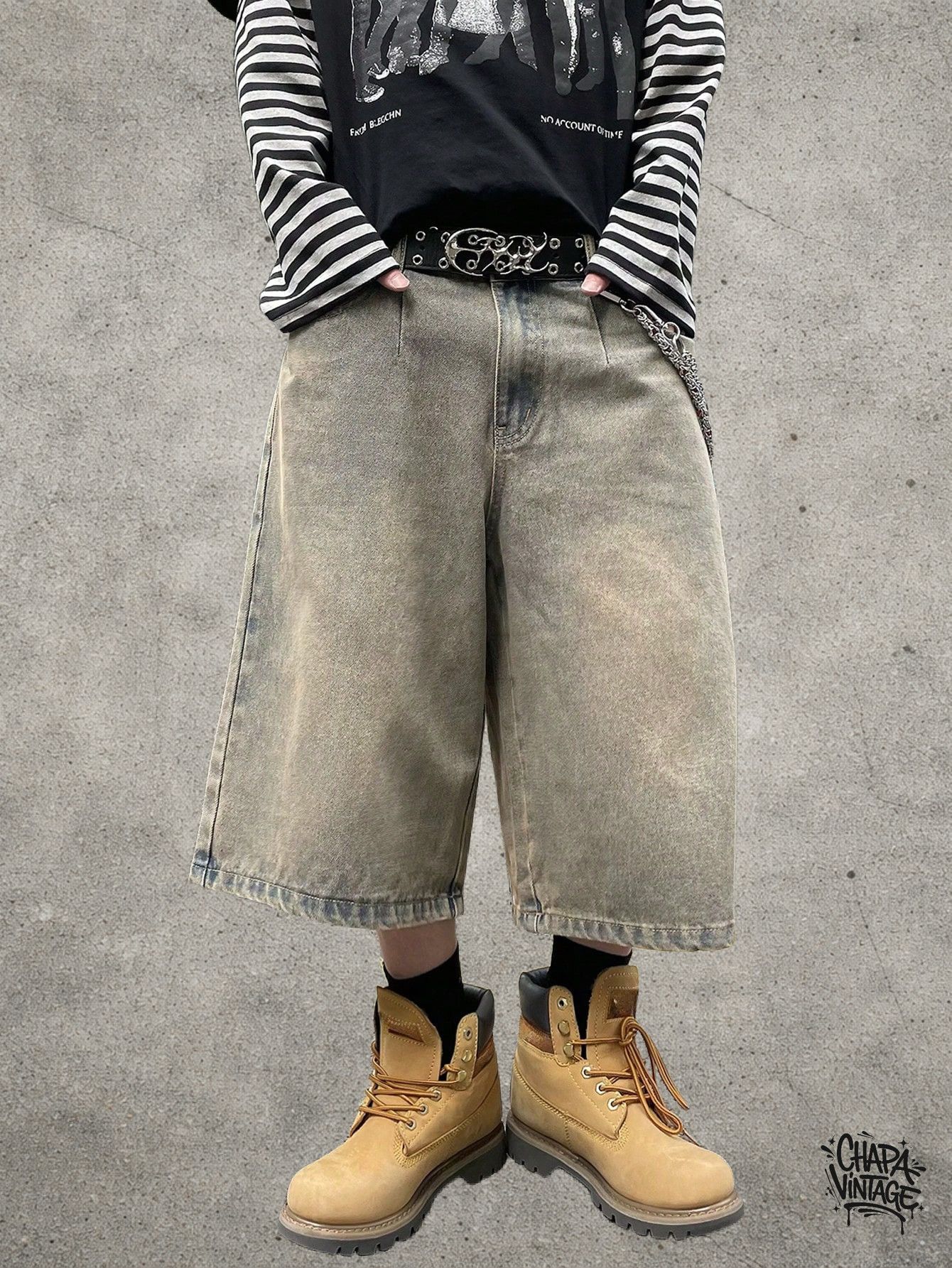 Jean × Streetwear × Vintage OPIUM Denim washed jorts shorts | Grailed