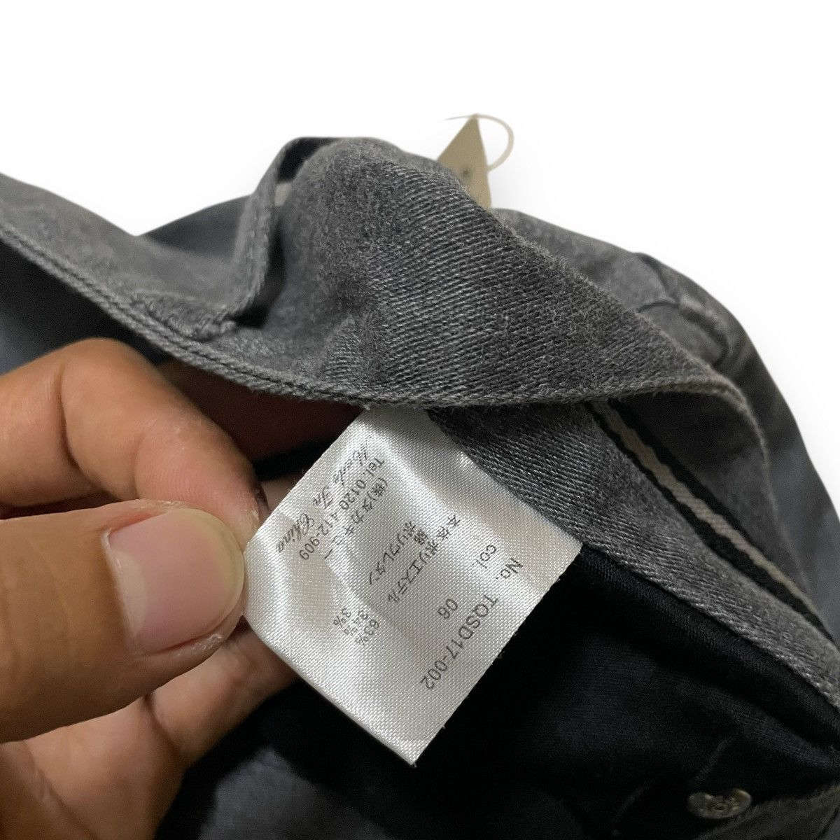 semanticdesign ORIGINAL DESIGNER SEMANTICS SLACK COTTON BUCKLE BACK (31×42 Size US 31 - 5 Thumbnail