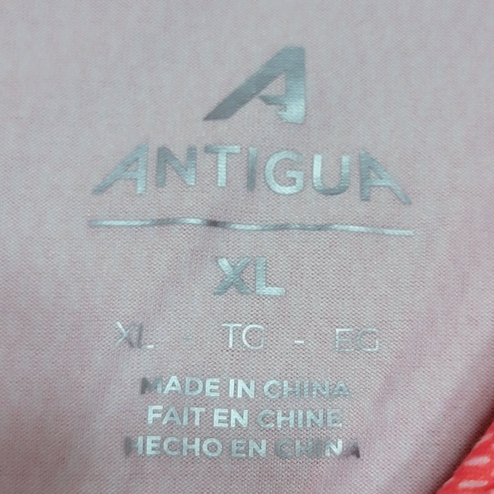 Antigua Antigua Coral "Thousand Kills" Golf Polo -Size Ladies XL NWT Size XL / US 12-14 / IT 48-50 - 5 Thumbnail