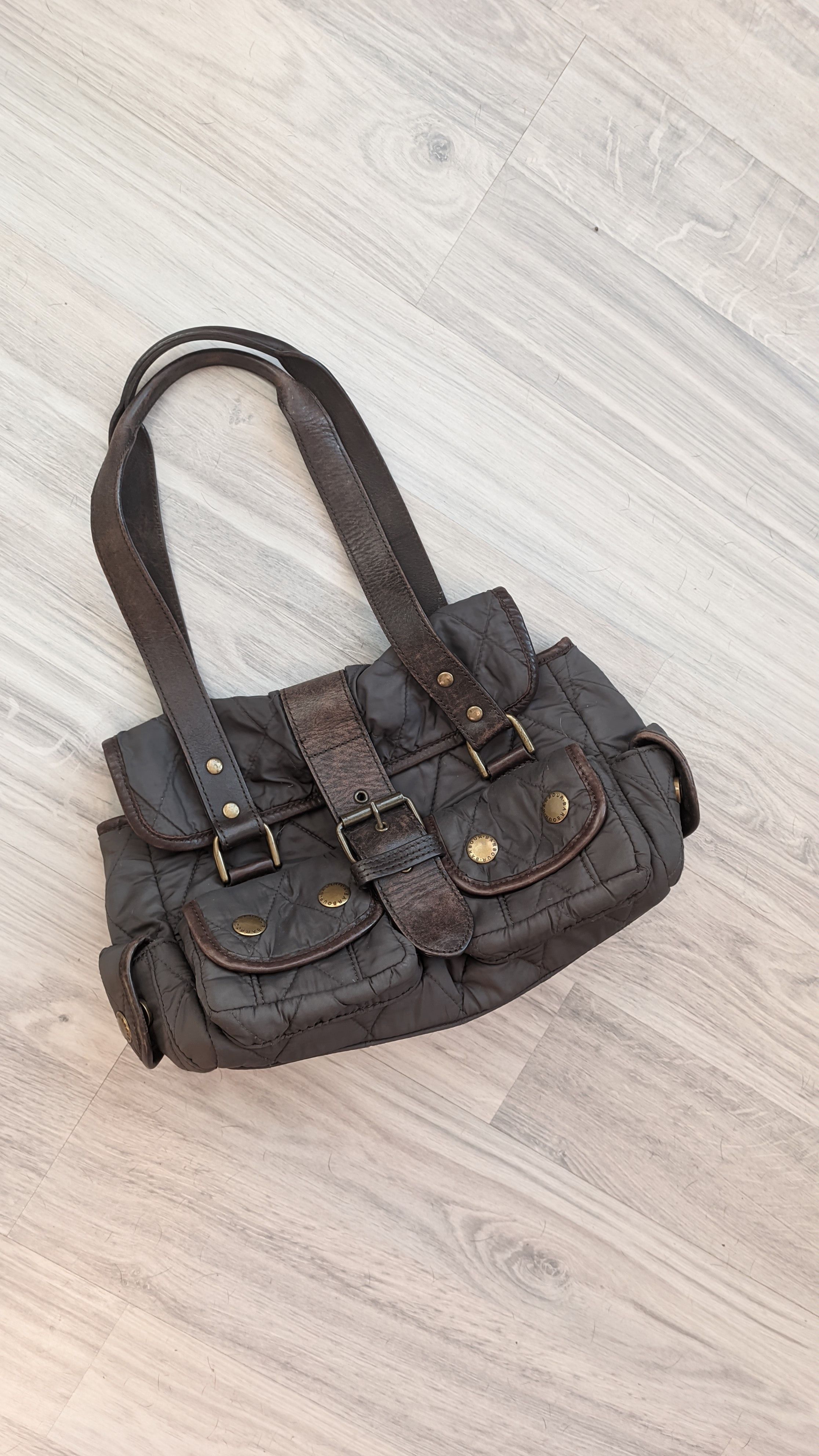 Vintage Barbour vintage quilted bag 💼 Guess styled Size ONE SIZE - 1 Thumbnail
