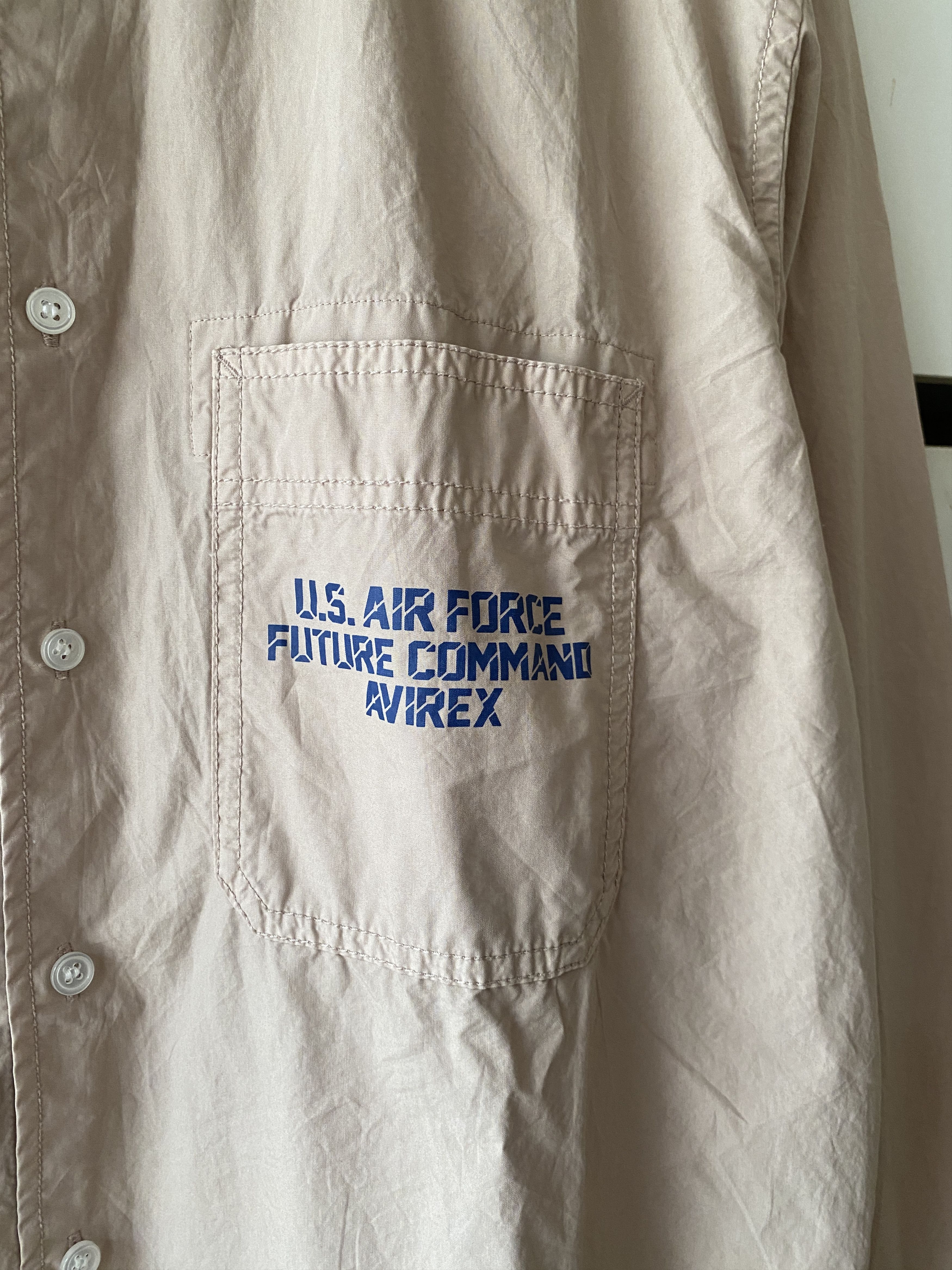 Avirex AVIREX MILITARY USA AIR FORCE SHIRT Size US XL / EU 56 / 4 - 5 Thumbnail