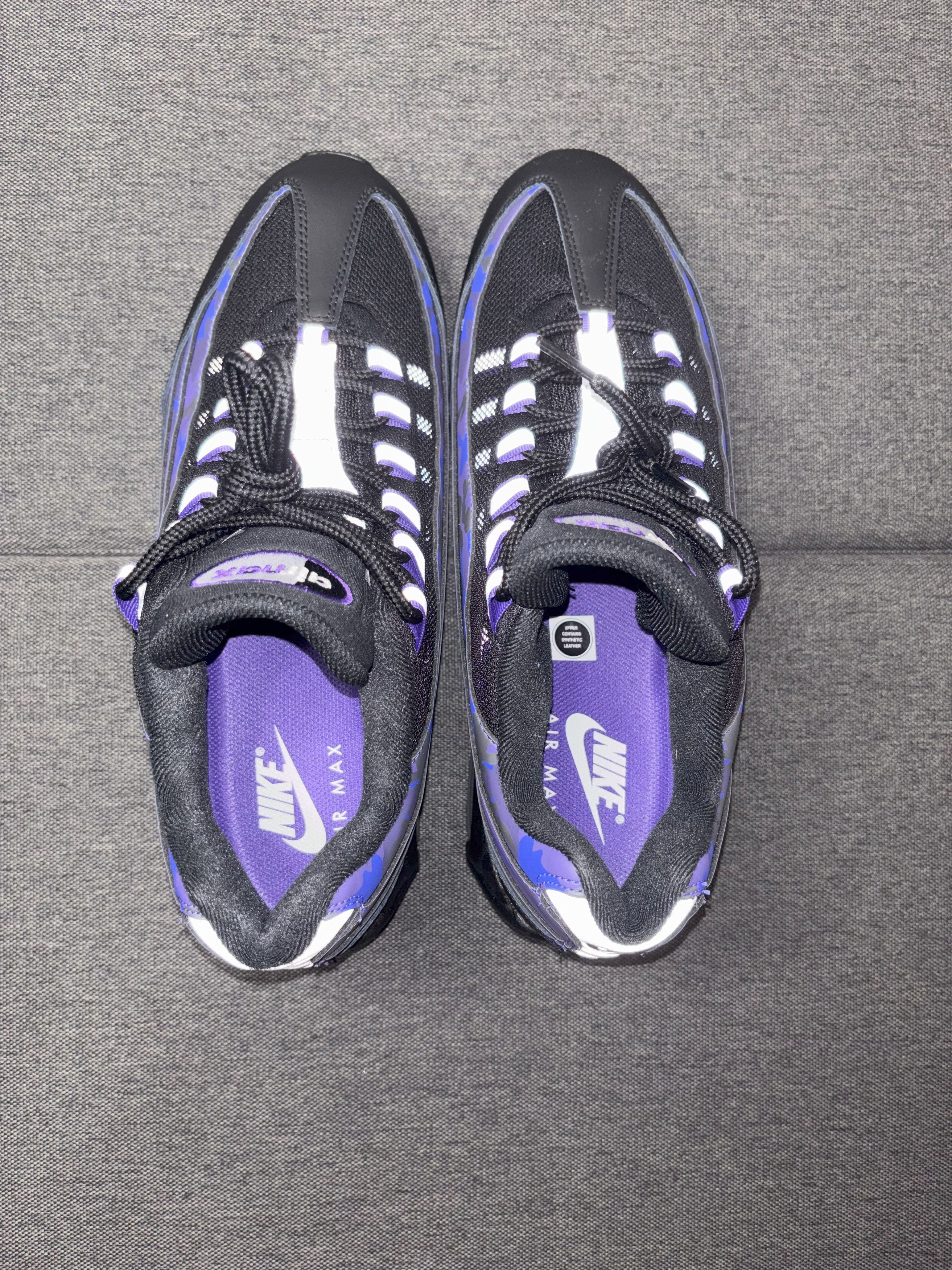 Nike Nike Air Max 95 OG Big Bubble Court Purple Camo HQ1973-500 Size US 12 / EU 45 - 11 Thumbnail
