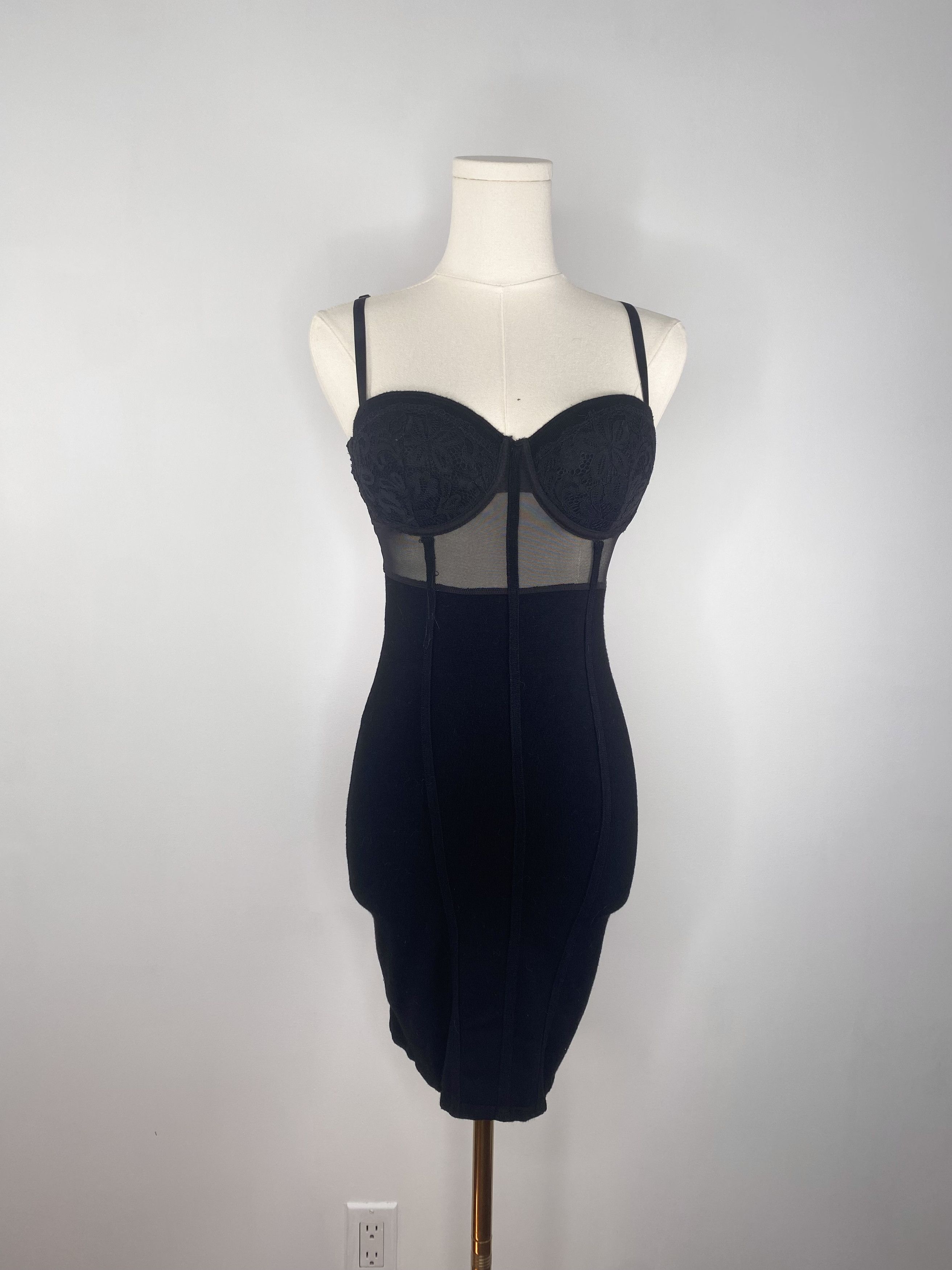 Guess Guess - Black Bodycon Dress Size XS / US 0-2 / IT 36-38 - 1 Thumbnail